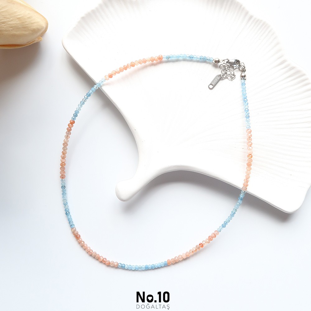 Shine Necklace (Güneş & Akuamarin)
