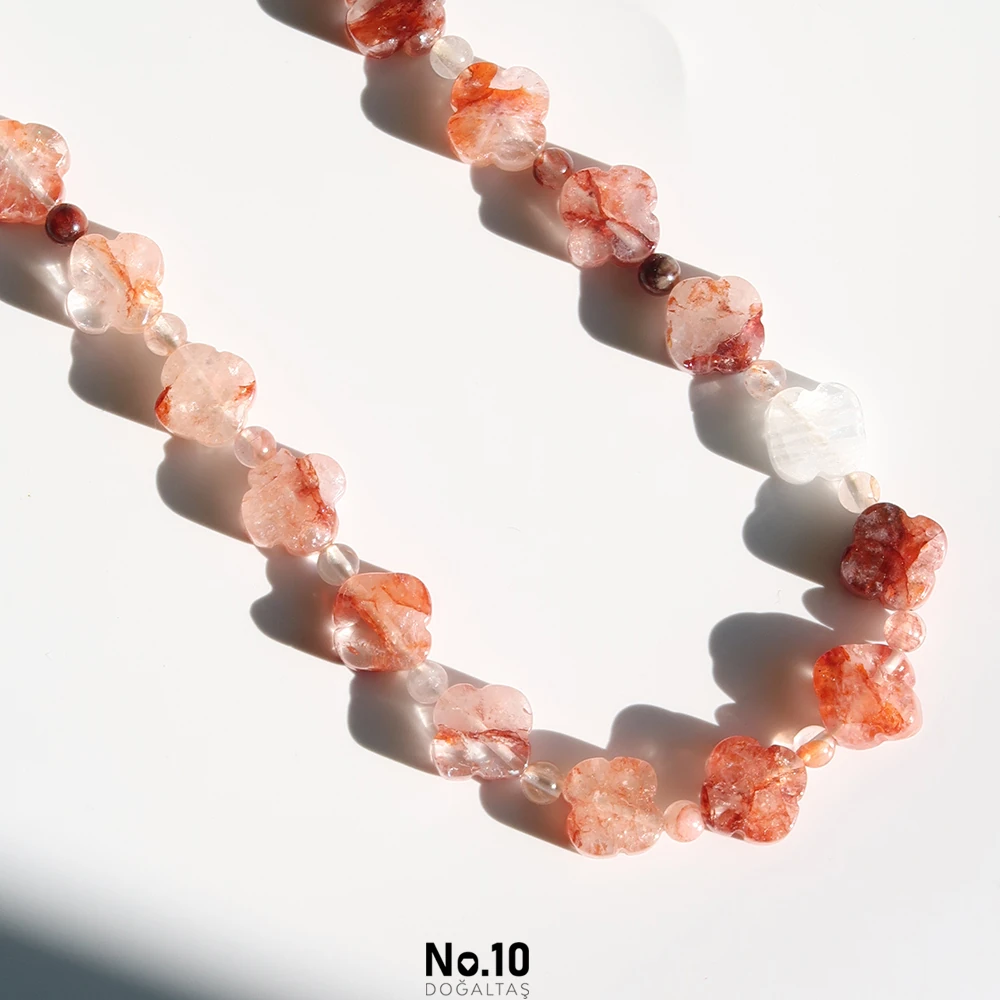 Fire Quartz Necklace (Bileklik Hediye)