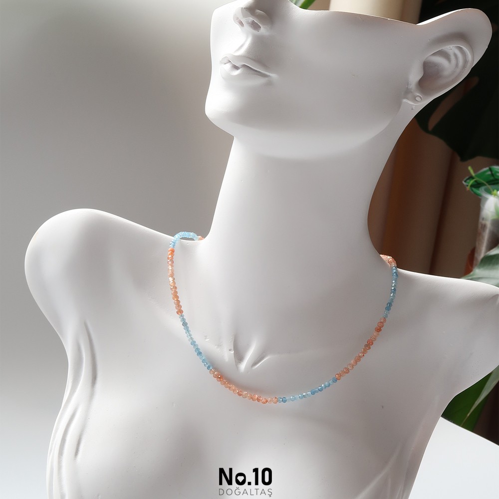 Shine Necklace (Güneş & Akuamarin)