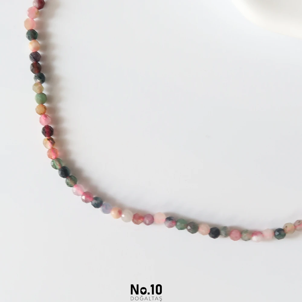 Turmalin Doğal Taşlı Kolye