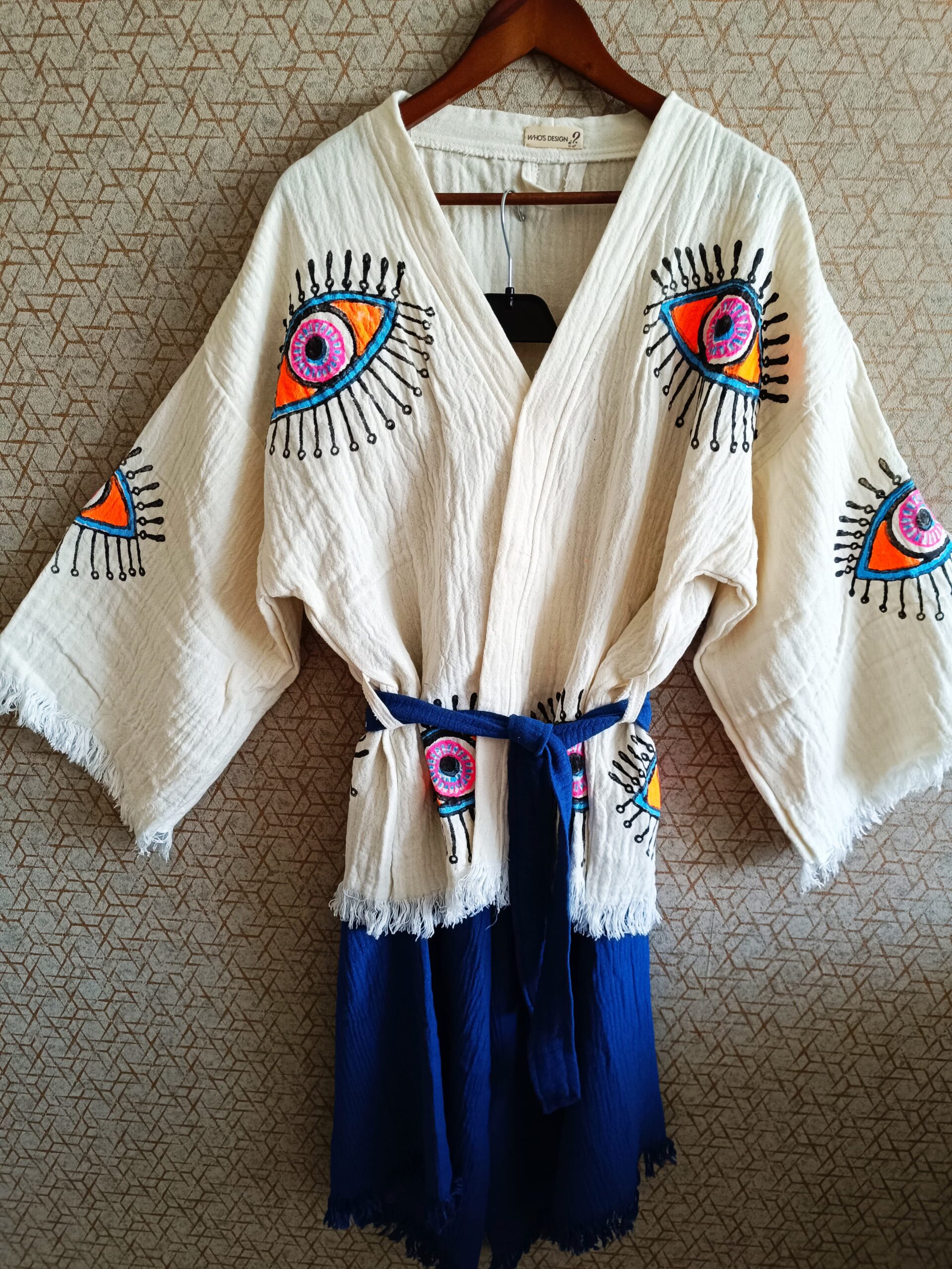 Yeşil Göz Serisi Müslin Kaftan