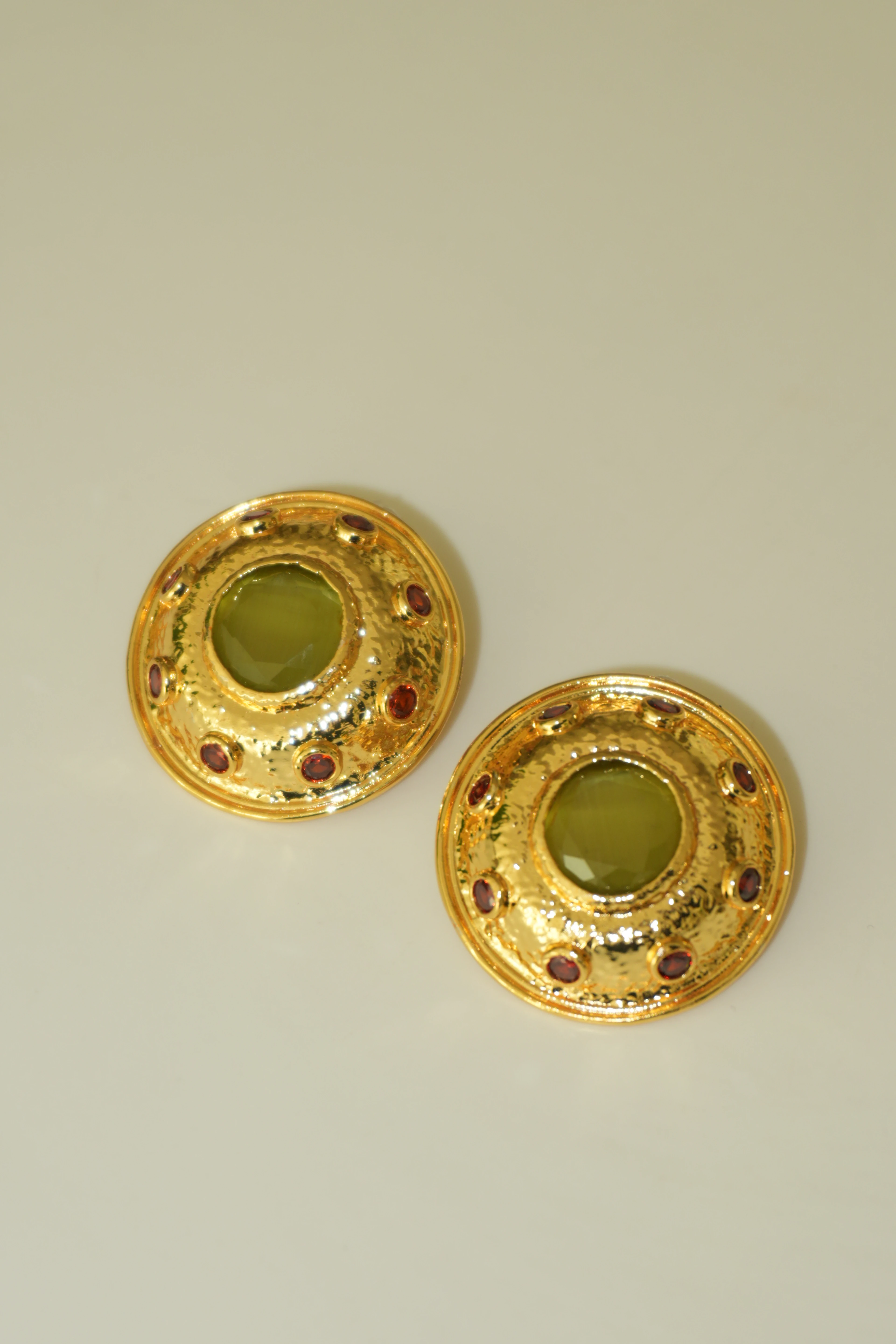 Lyra Amazonit Doğal Taşlı Küpe