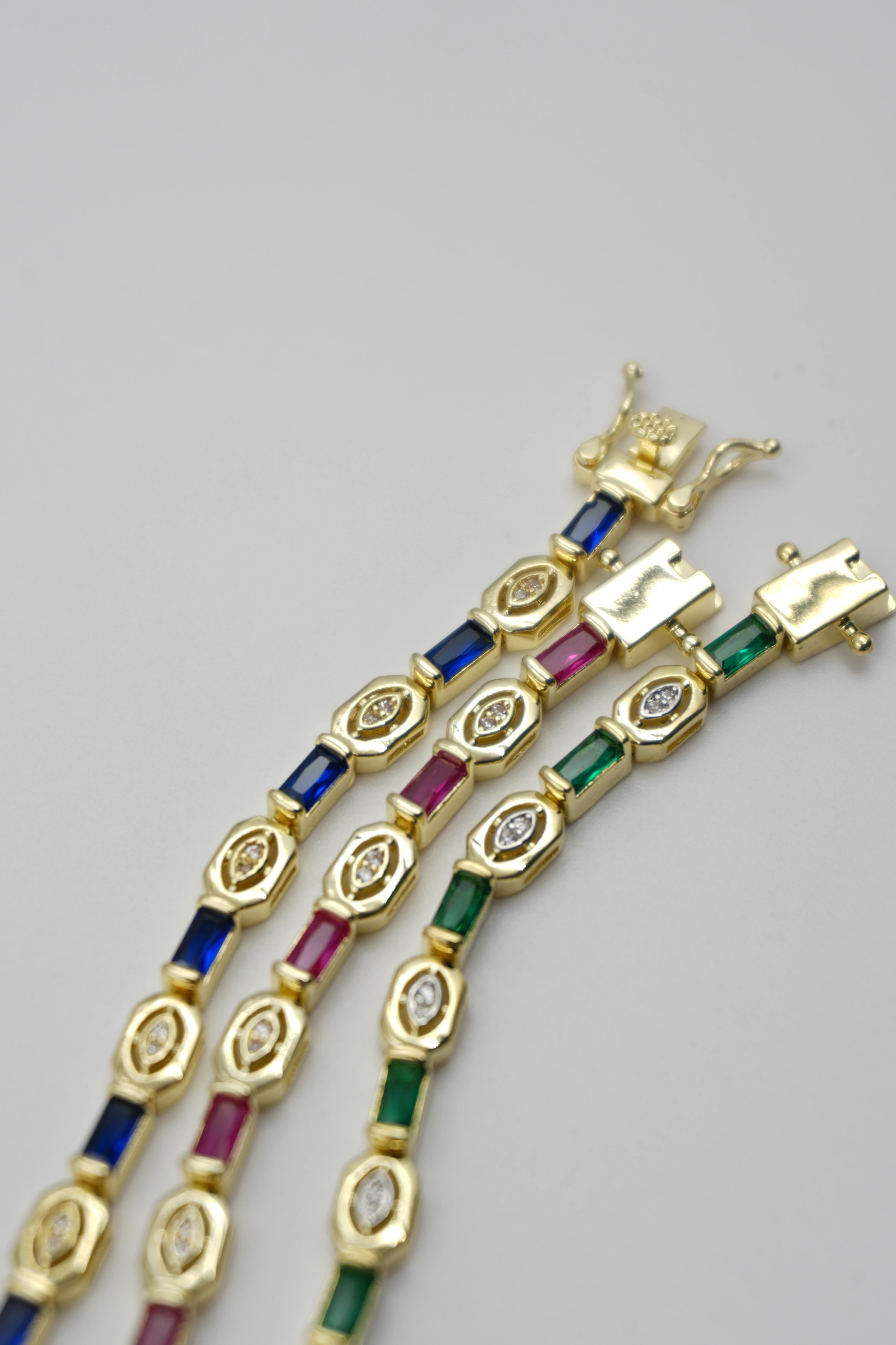 Emerald Glow Baget Bileklik