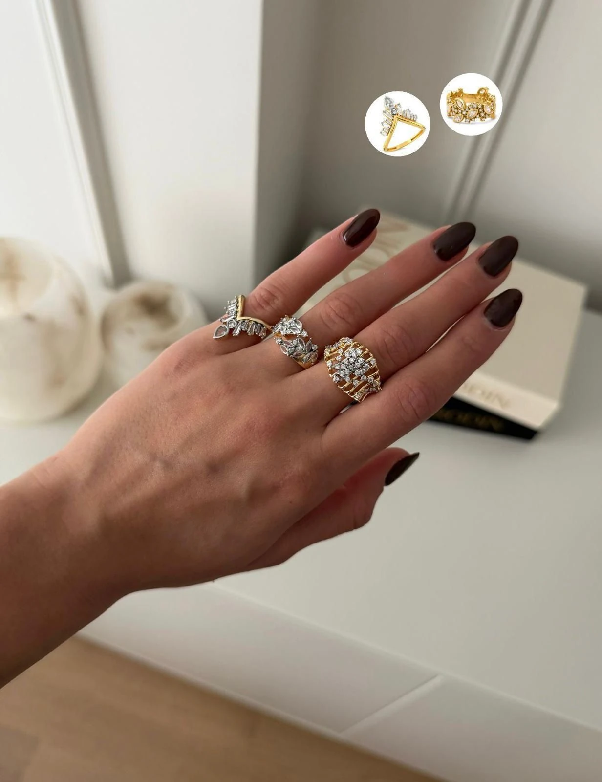 Mono Taşlı Yüzük