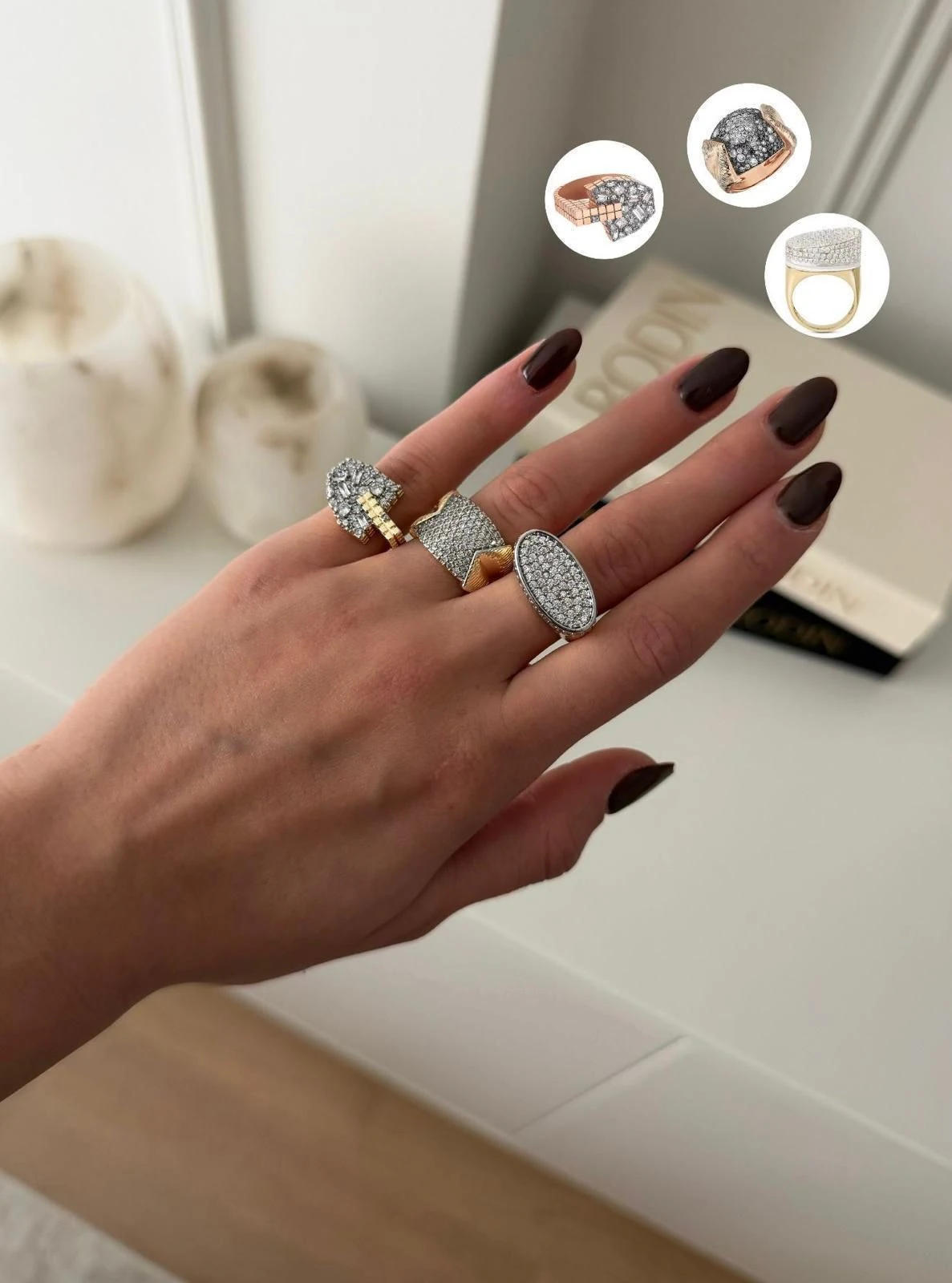 Elara Taşlı Yüzük