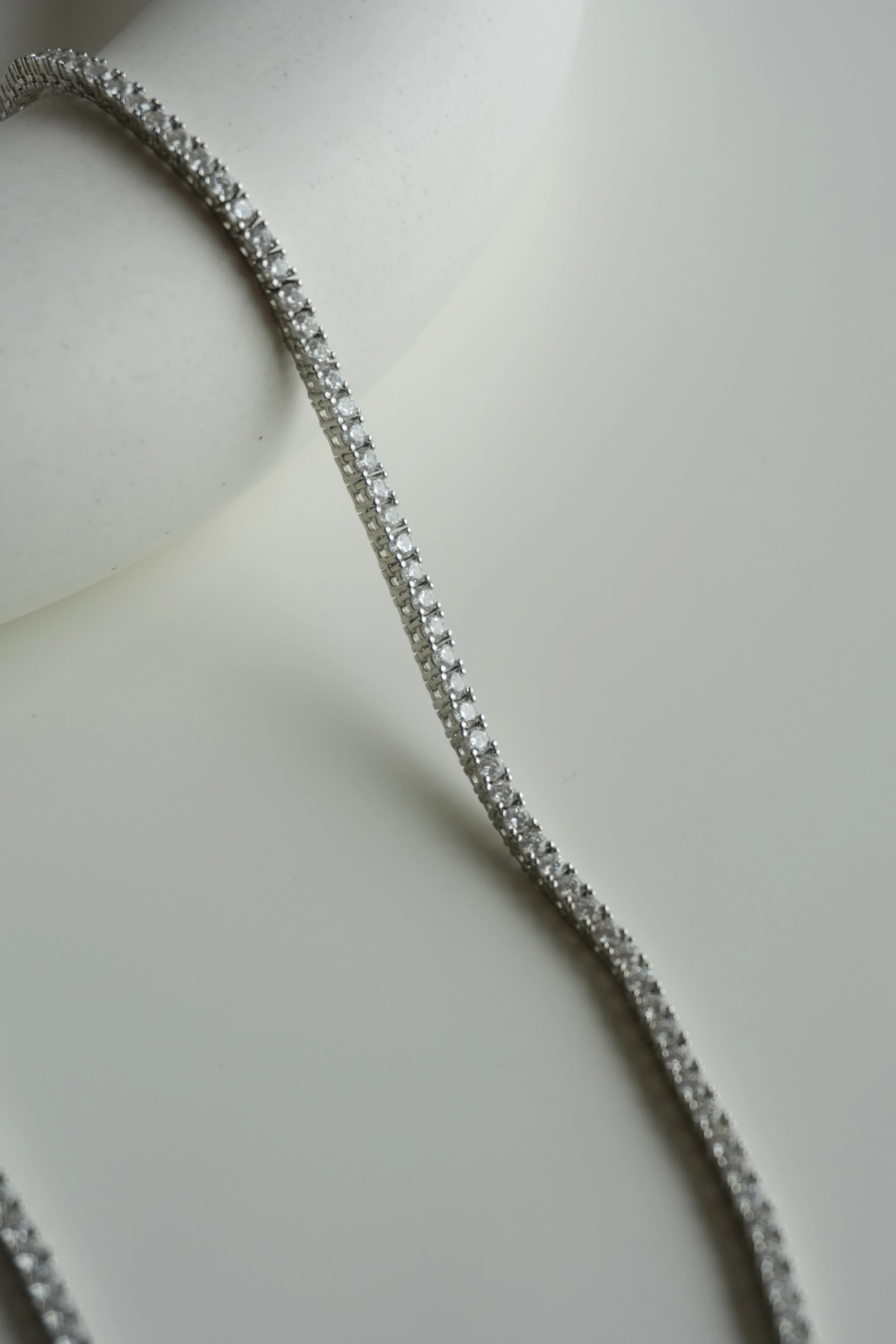 2.5mm Döküm Su Yolu Kolye | 925 Ayar Gümüş