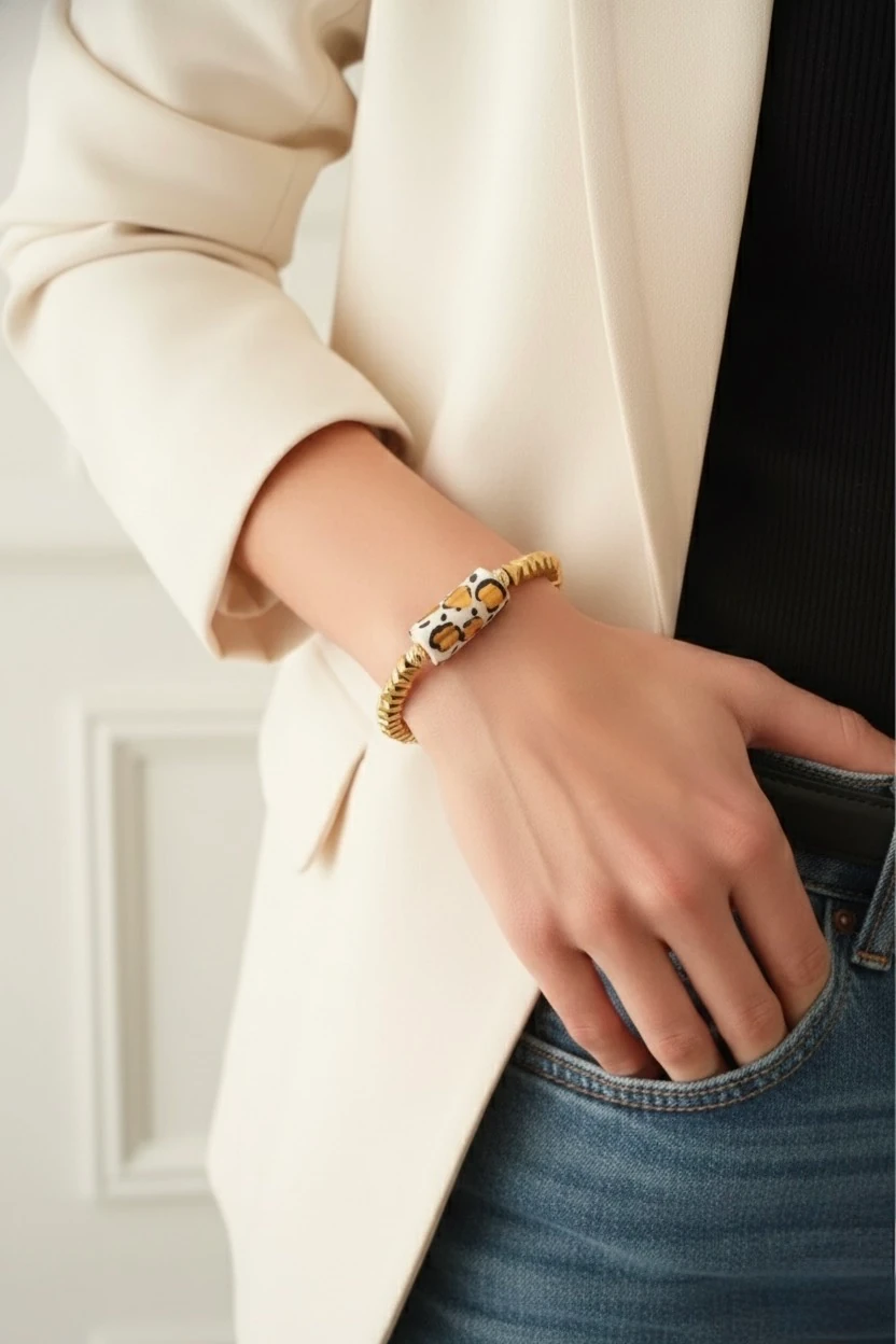 Savanna Hematit Doğal Taş Bileklik 