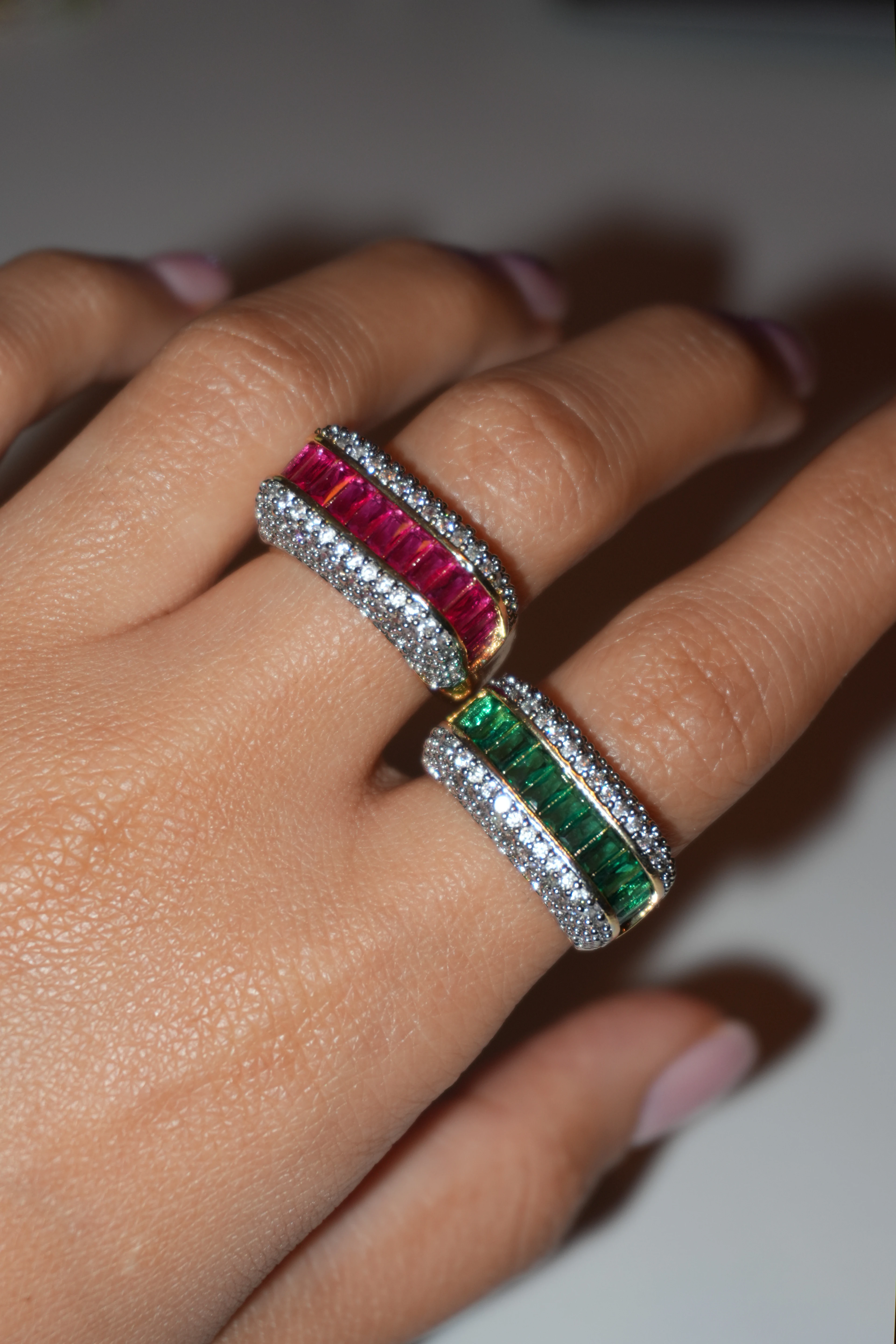 Midas Renkli Taşlı Yüzük