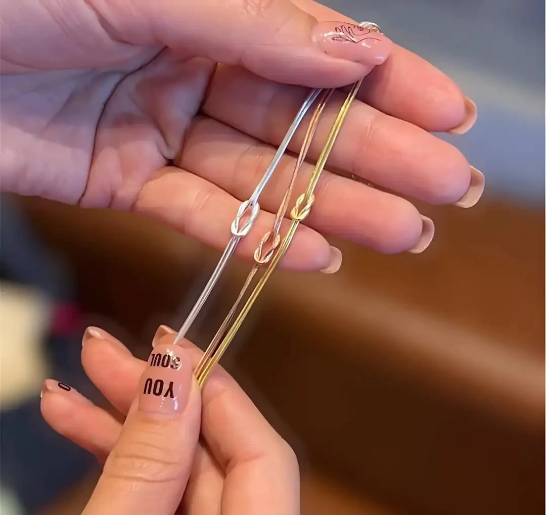 Düğüm Çift Bileklik| 925 Ayar Gümüş