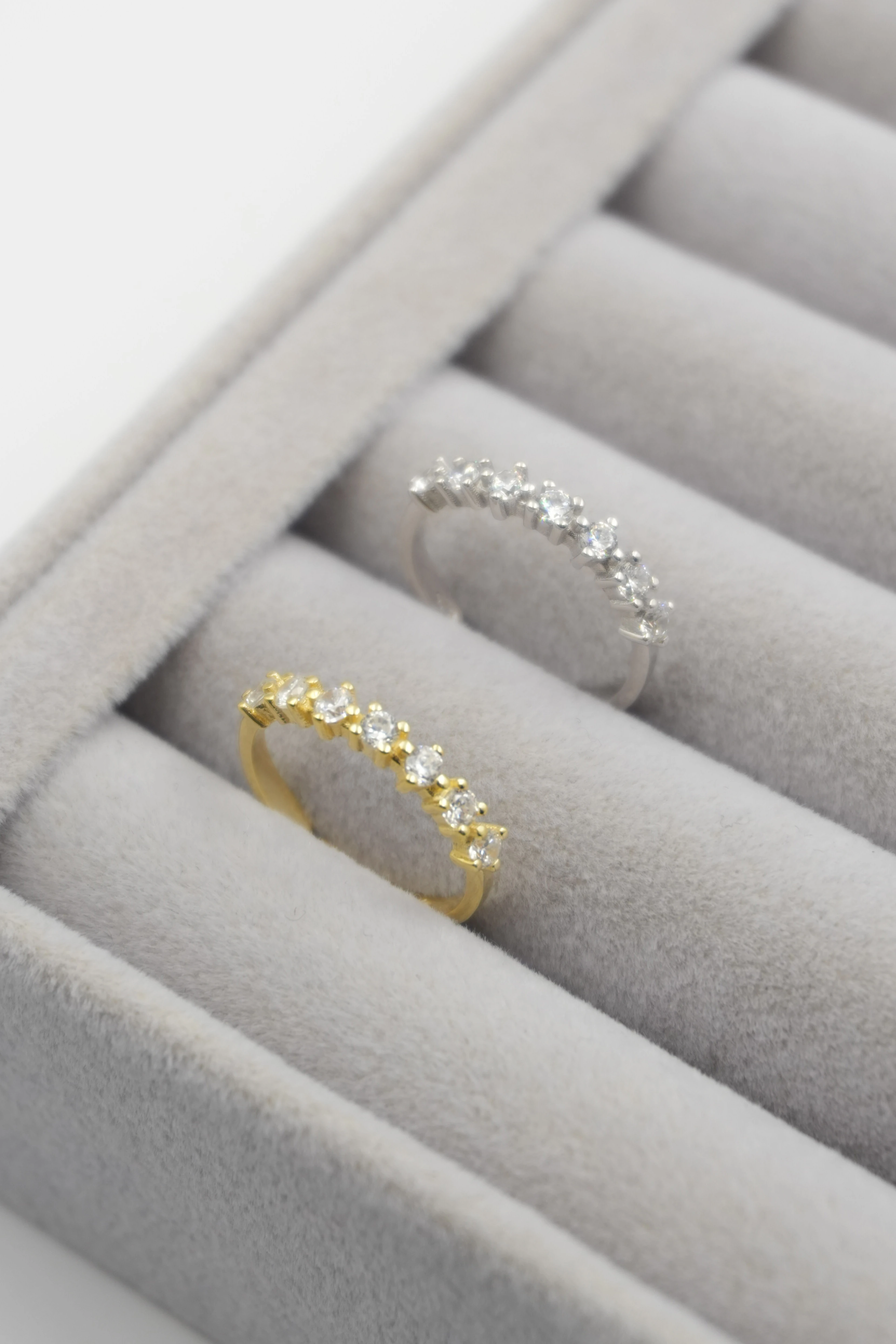 Lorel 7 Taşlı Yüzük Ayarlanabilir | 925 Ayar Gümüş