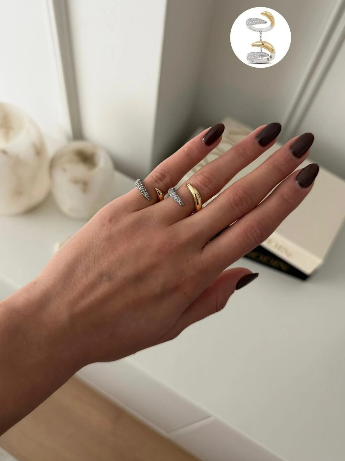 Seraph İkili Zincirli Yüzük