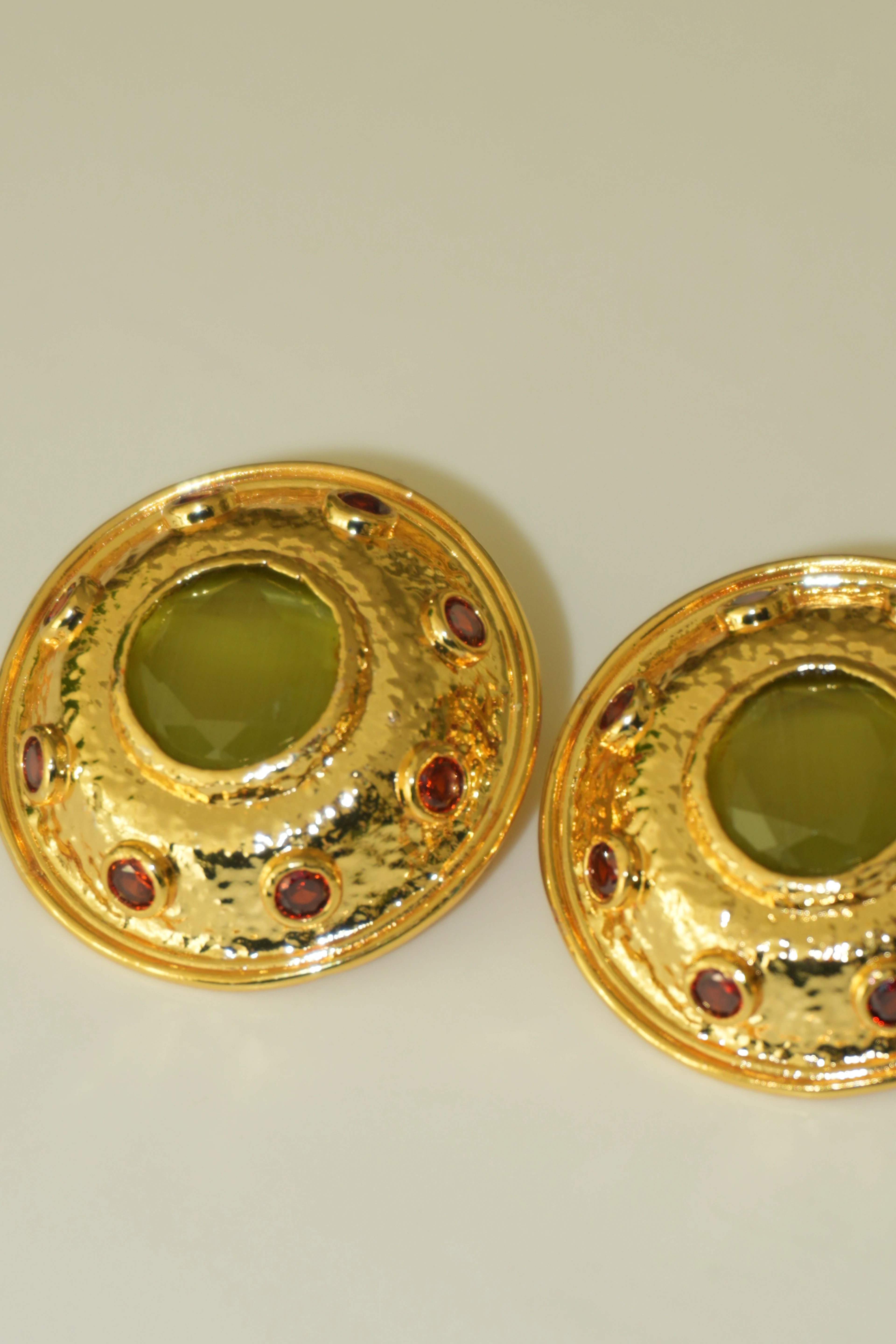 Lyra Amazonit Doğal Taşlı Küpe