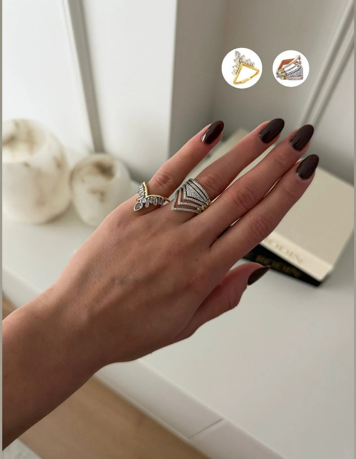 Edge Taşlı Yüzük