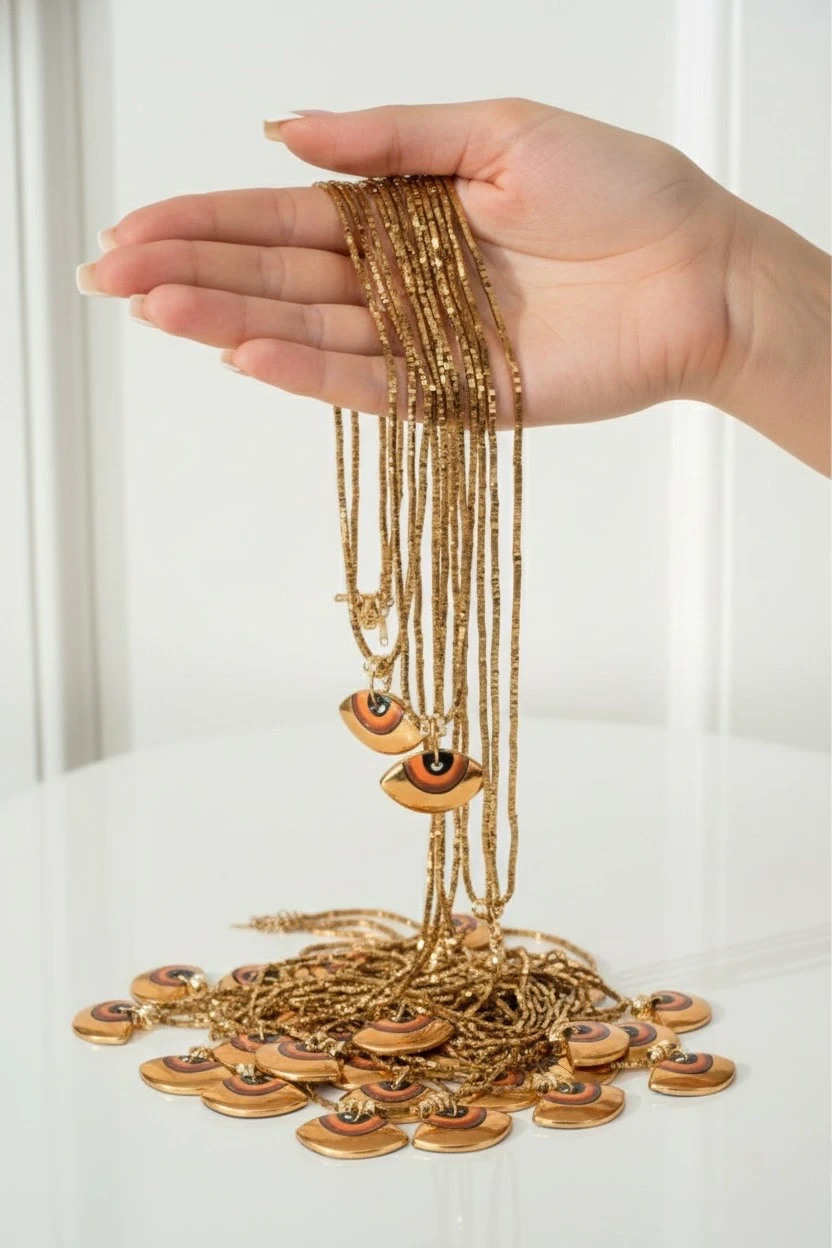 Tiger’s Eye Doğal Taş Kolye