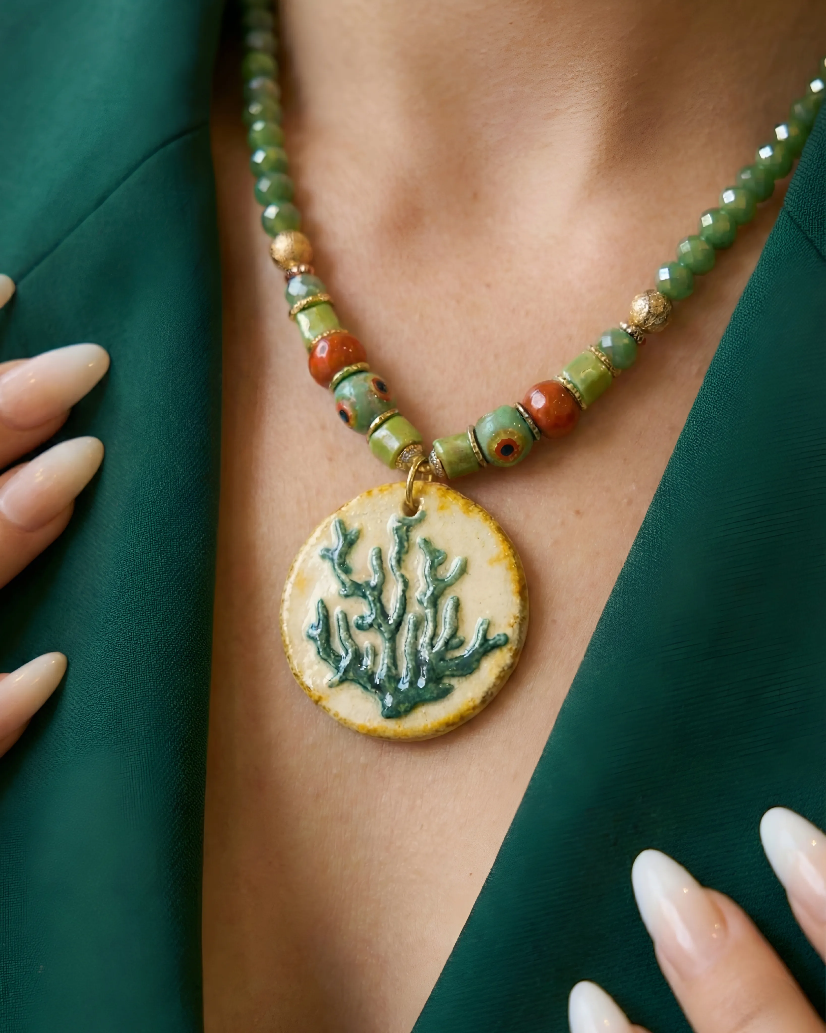 Arbre Kolye| Doğal Taş Özel Tasarım