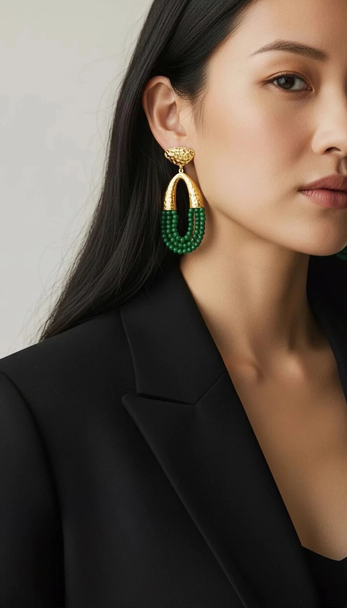 Invictus Doğal El Yapımı Küpe