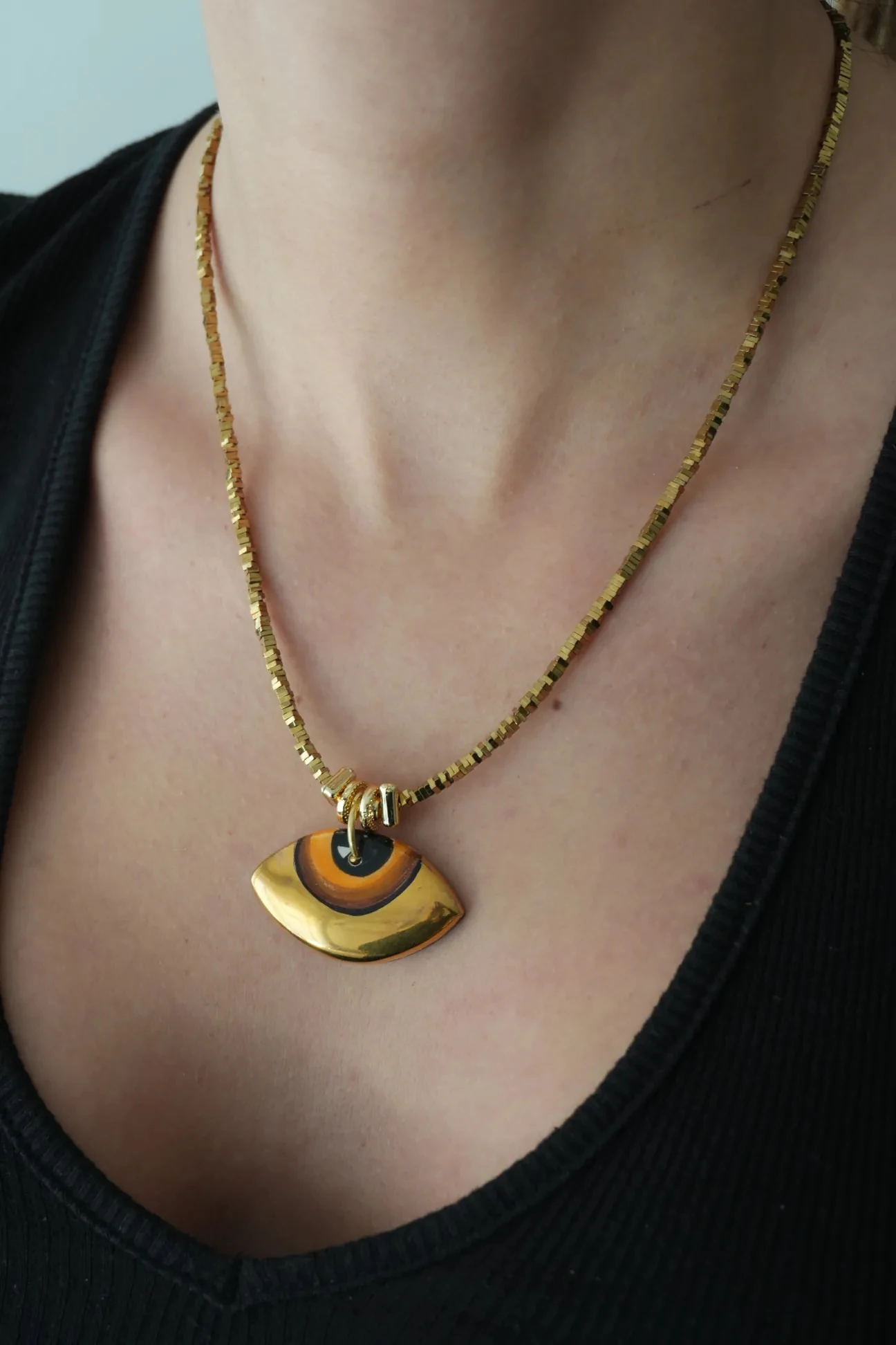 Tiger’s Eye Doğal Taş Kolye