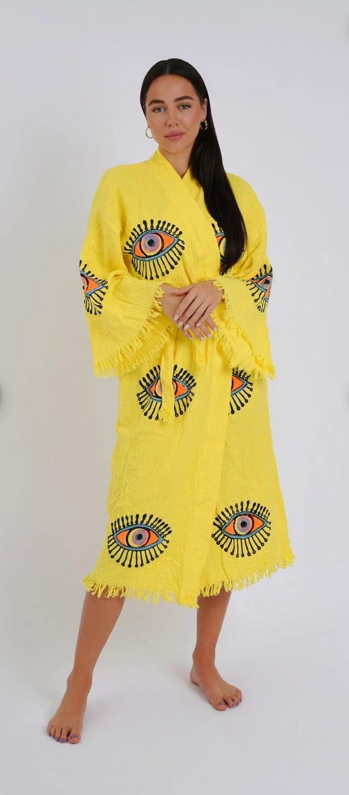 Sarı Göz Müslin Kaftan