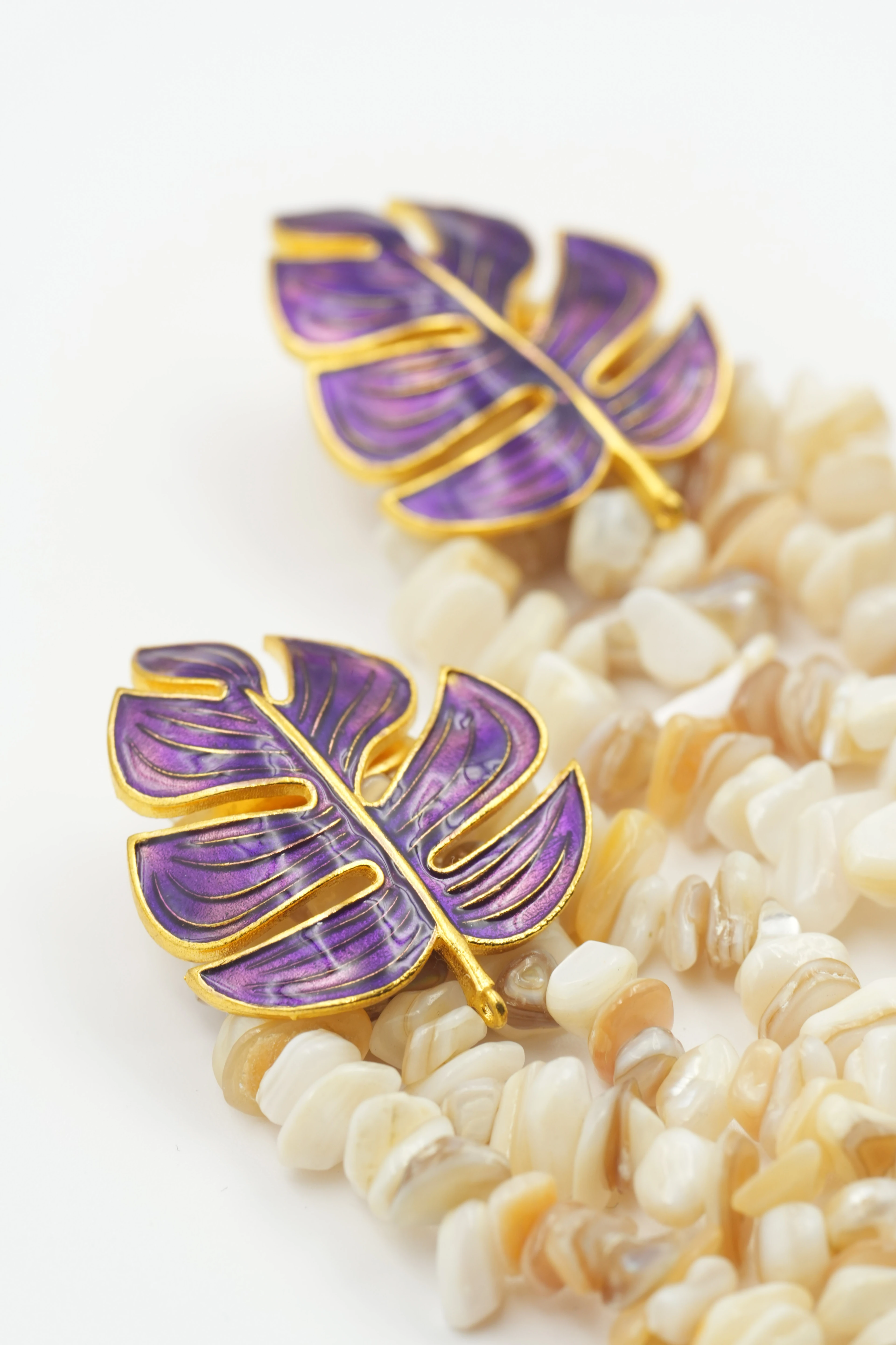 Naya Sarkıntılı El Yapımı Küpe Özel Tasarım | VIP