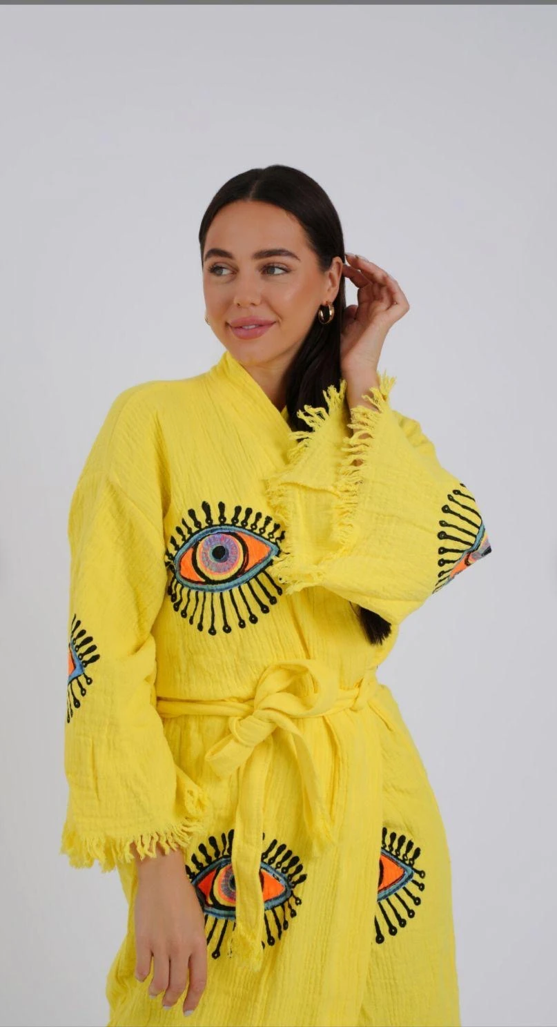 Sarı Göz Müslin Kaftan