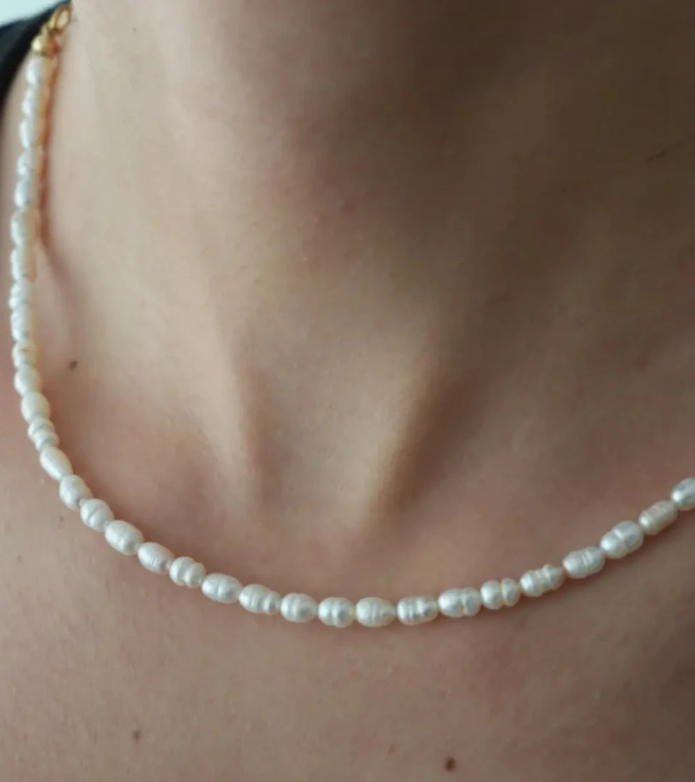 Naya Gerçek Tatlı Su İncisi Kolye