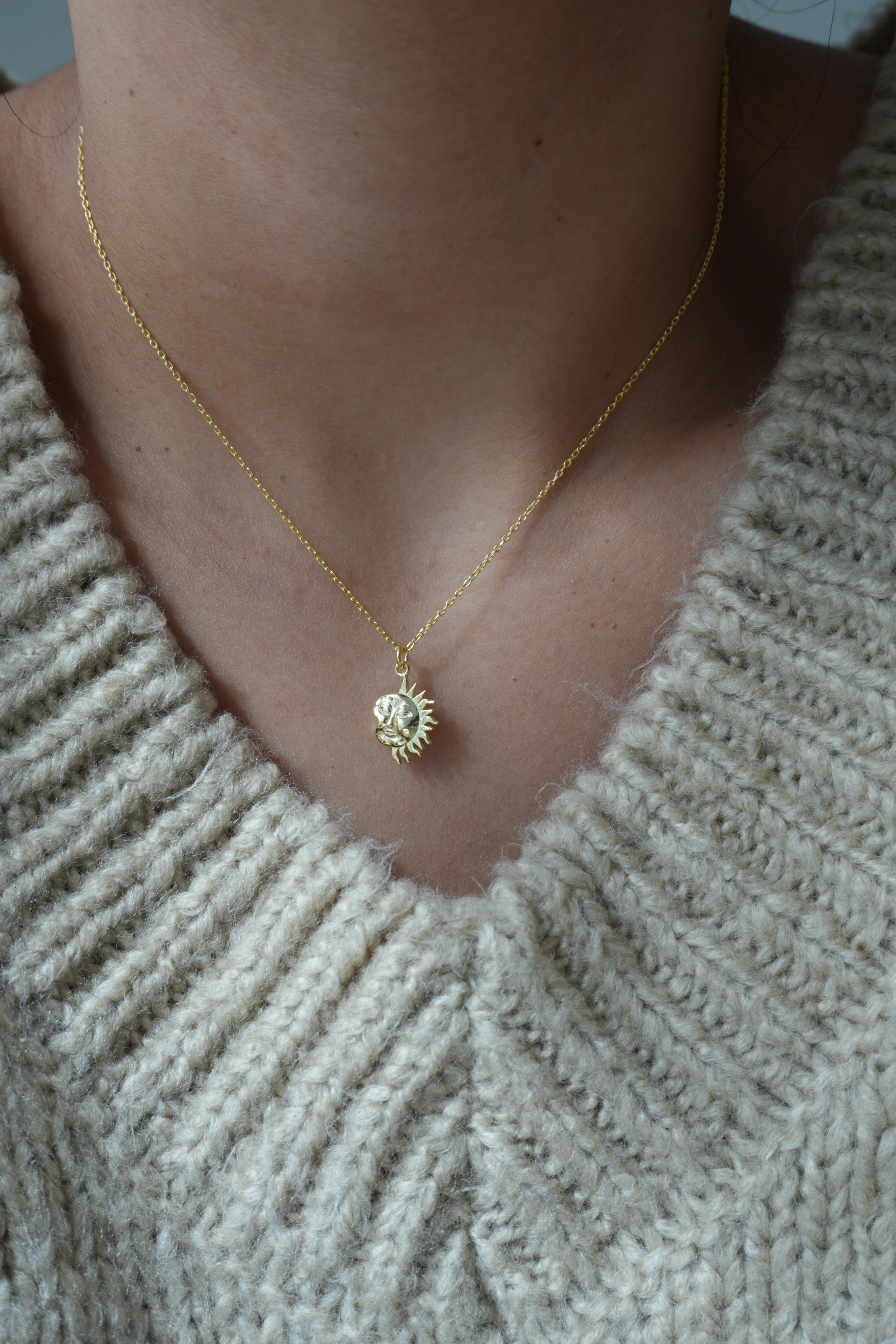 Sun Kolye Özel Tasarım | 925 Ayar Gümüş