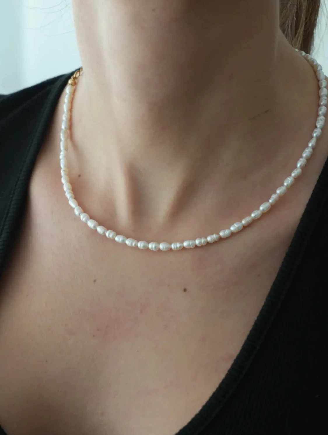 Naya Gerçek Tatlı Su İncisi Kolye