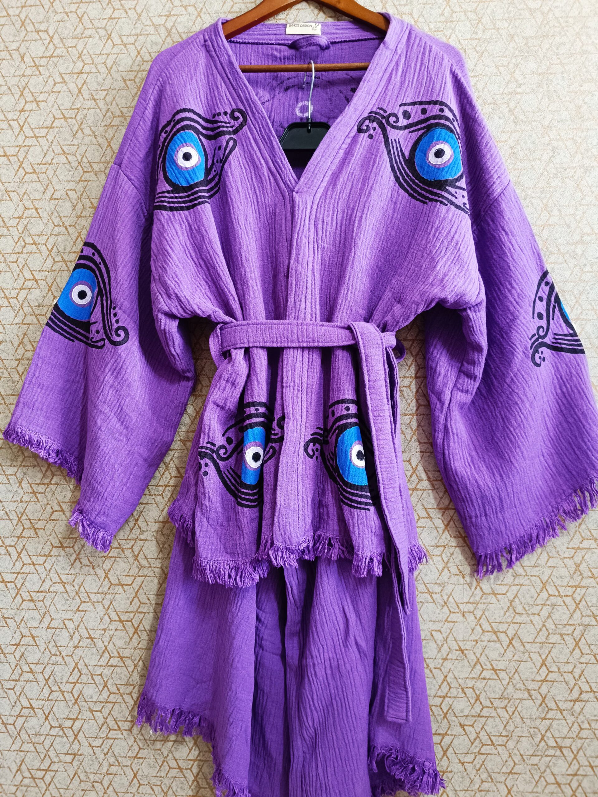 Yeşil Göz Serisi Müslin Kaftan