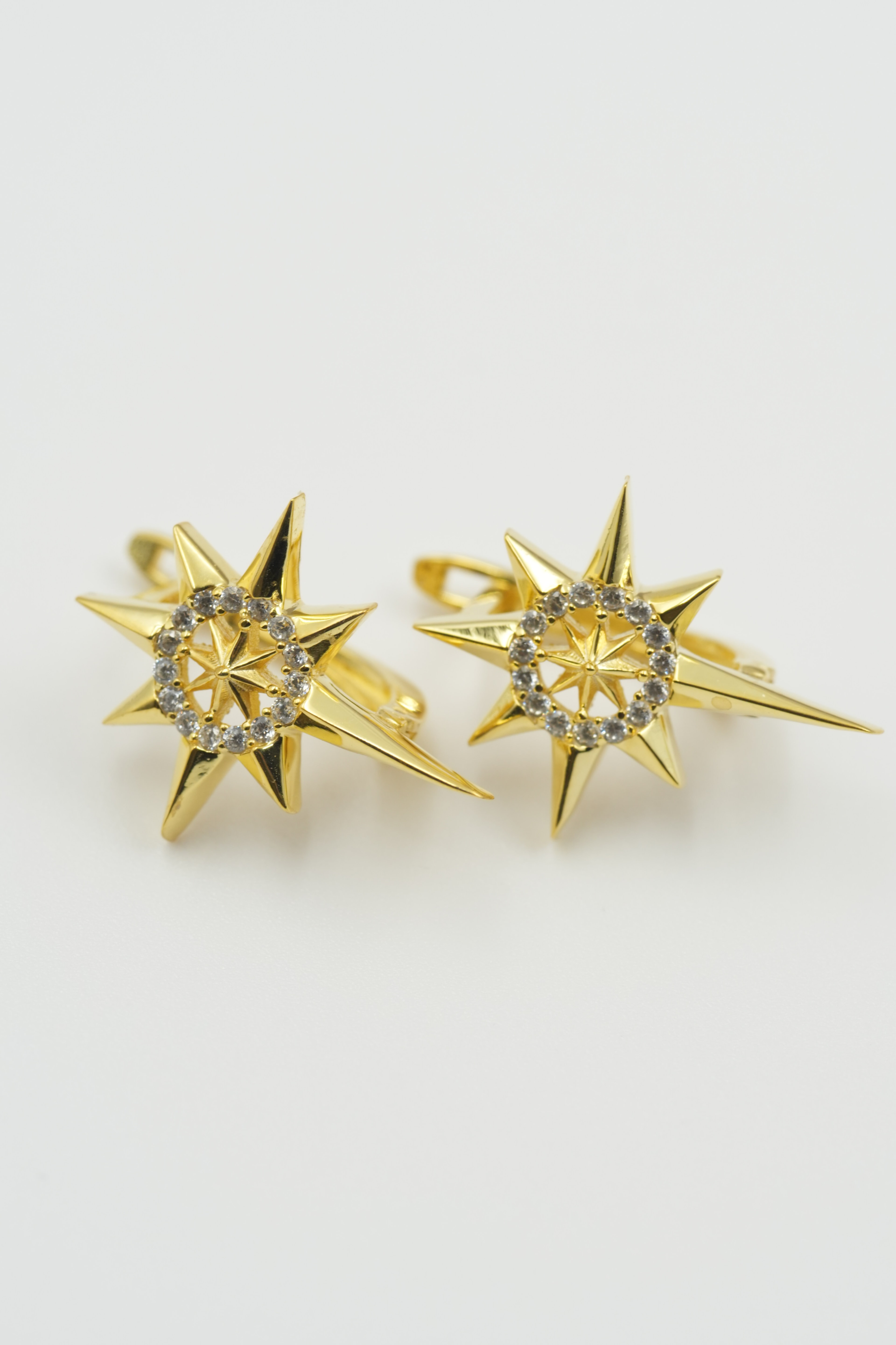 Kutup Yılldızı Küpe | 925 Ayar Gümüş