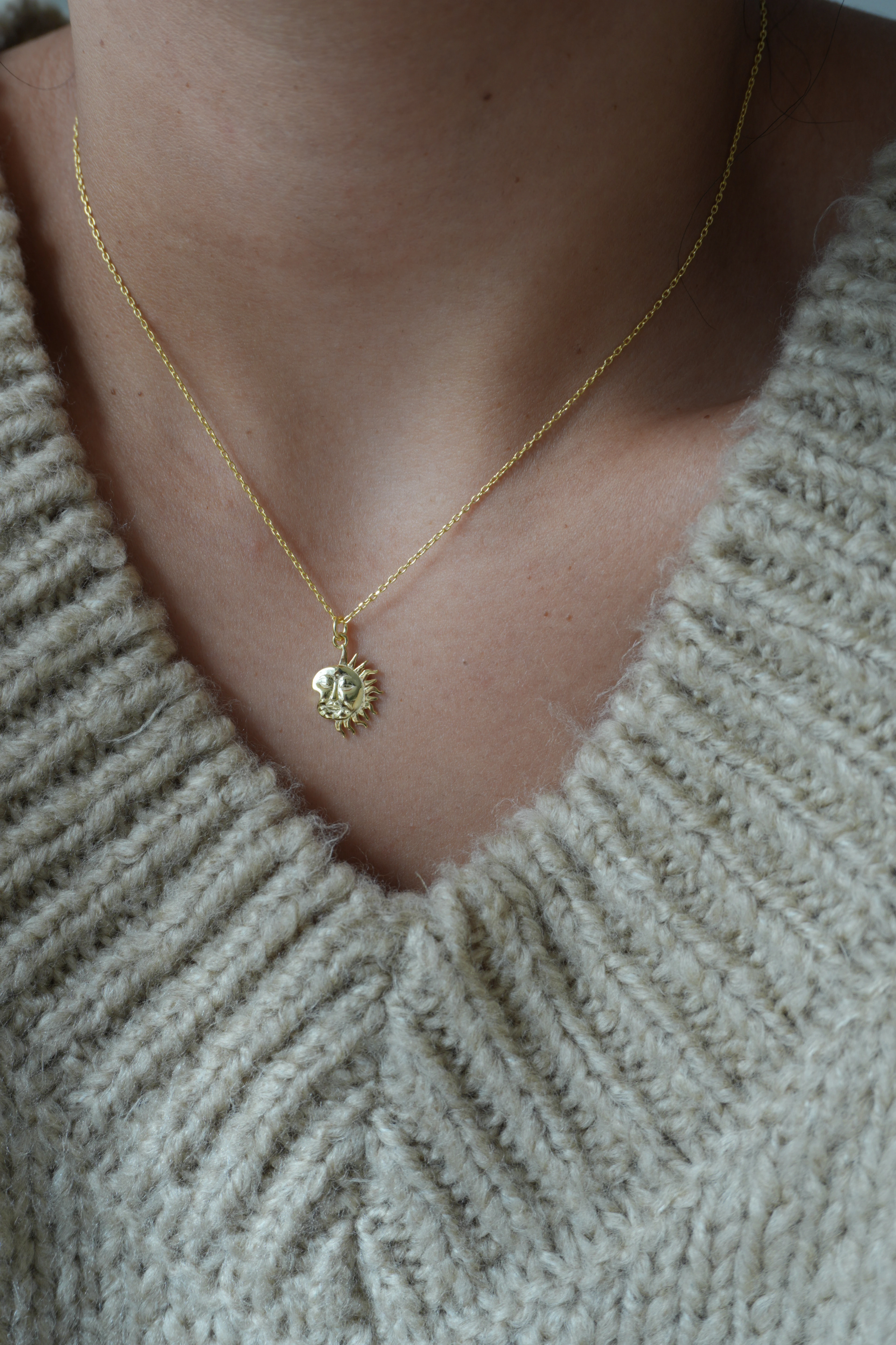 Sun Kolye Özel Tasarım | 925 Ayar Gümüş