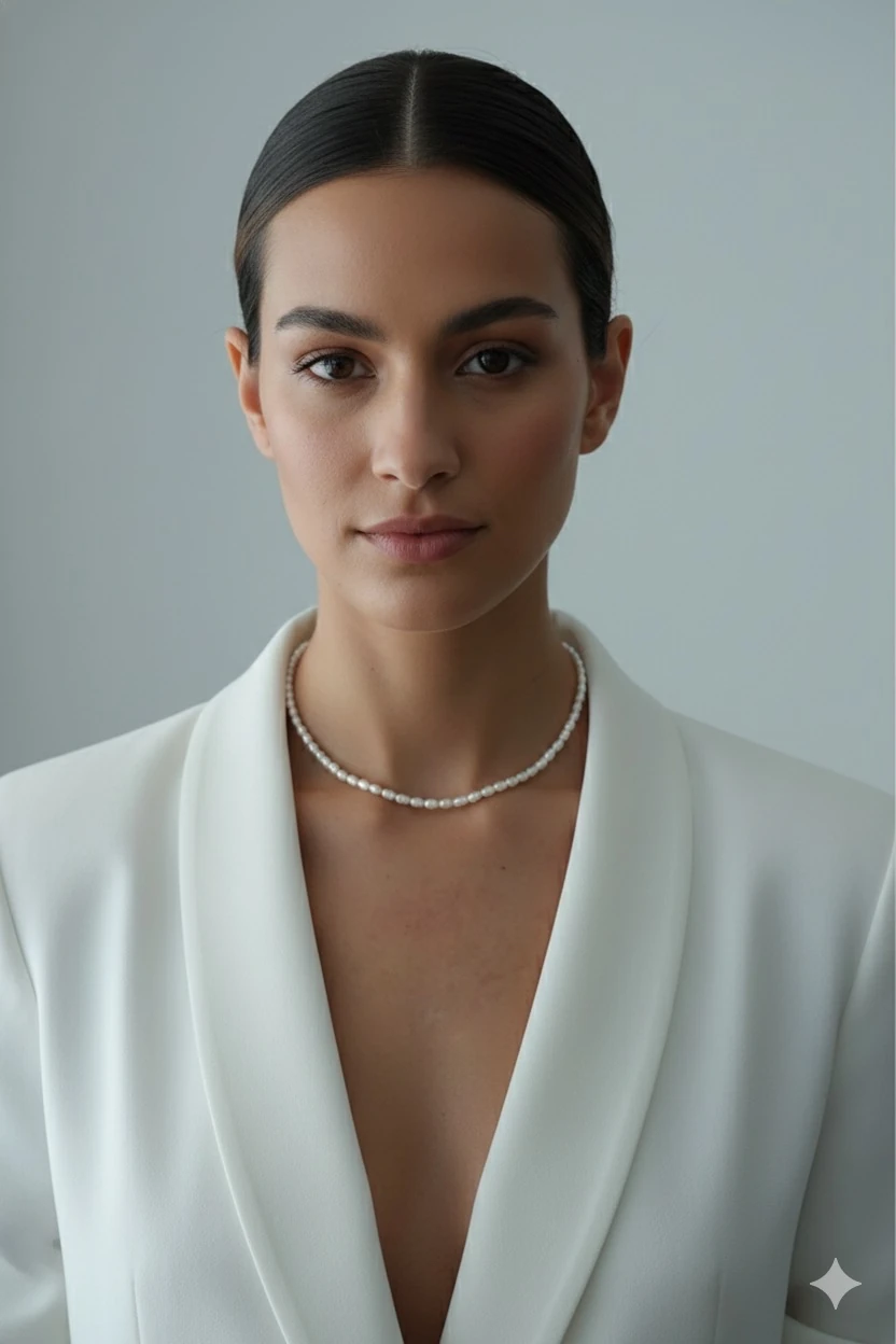 Naya Gerçek Tatlı Su İncisi Kolye