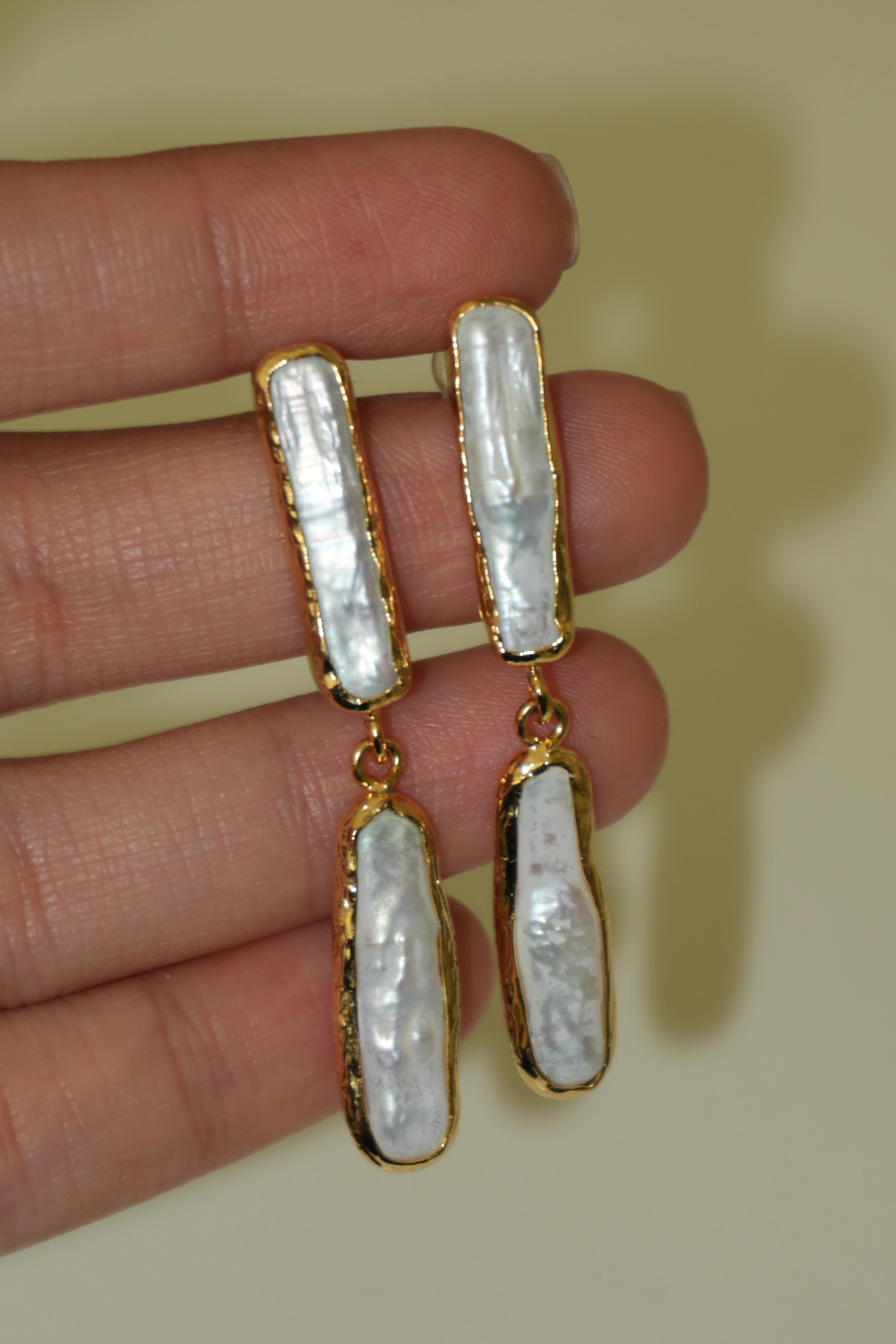 Barok Gerçek İnci Küpe