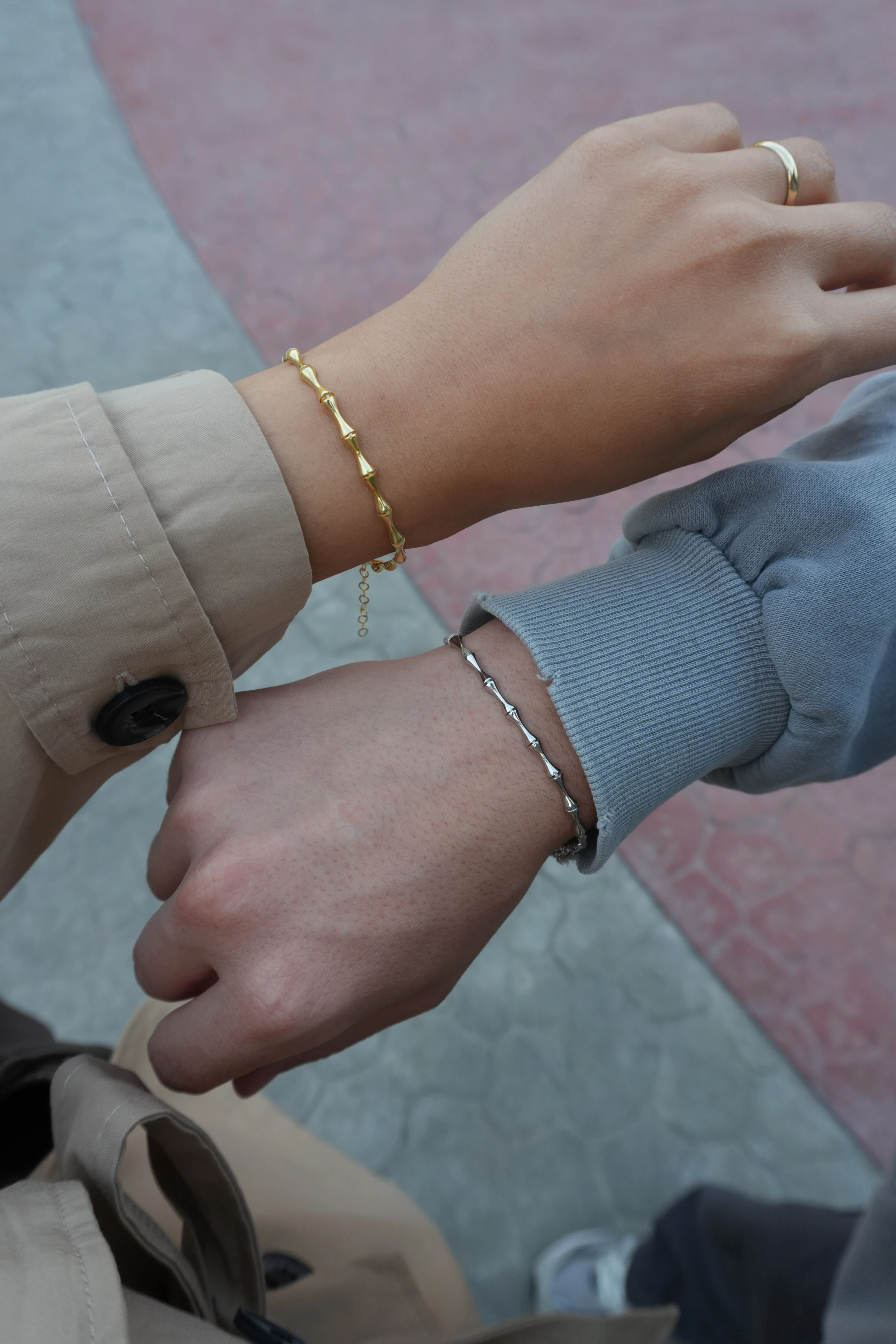 Aspen Unisex Çift Bileklik | 925 Ayar Gümüş