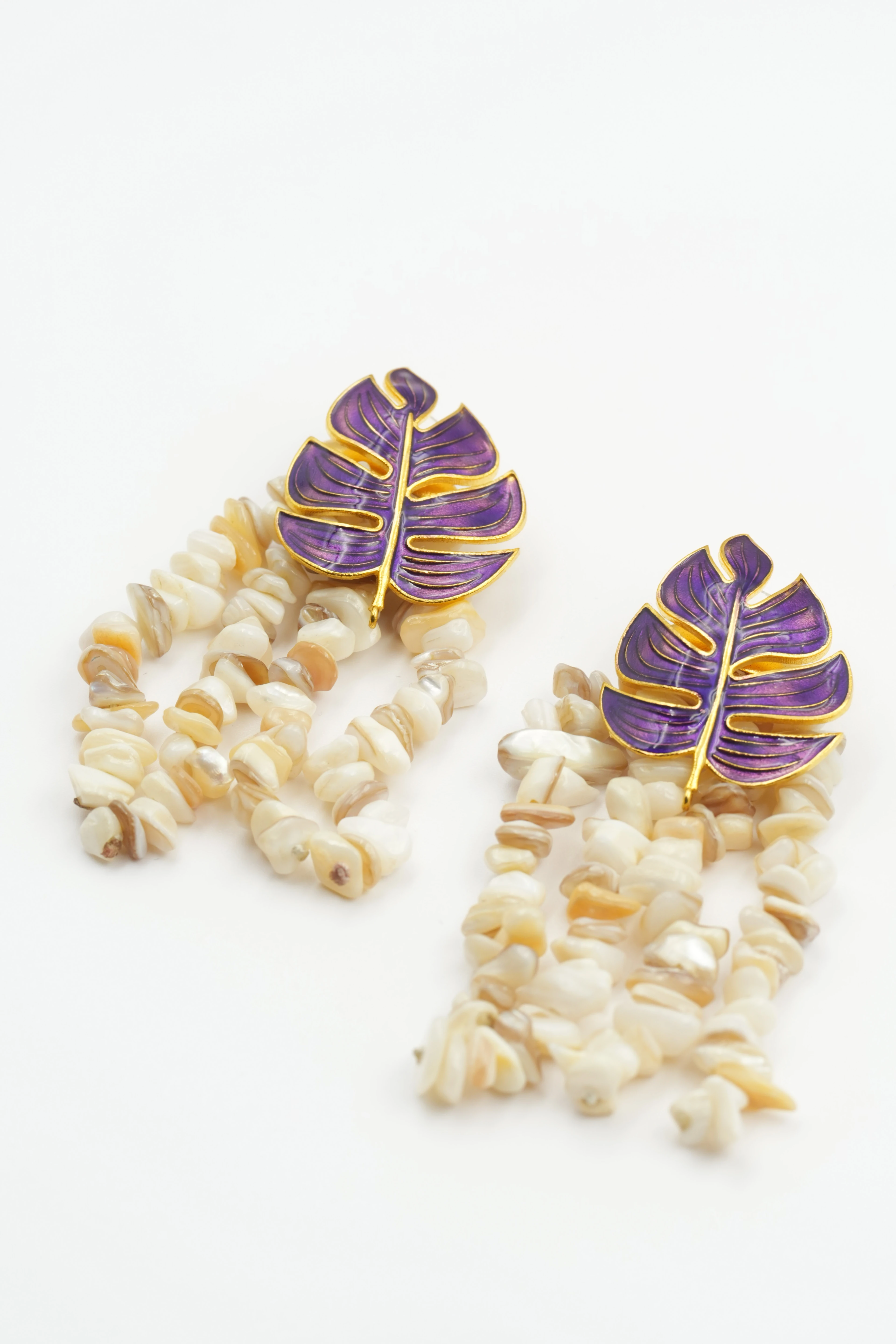 Naya Sarkıntılı El Yapımı Küpe Özel Tasarım | VIP