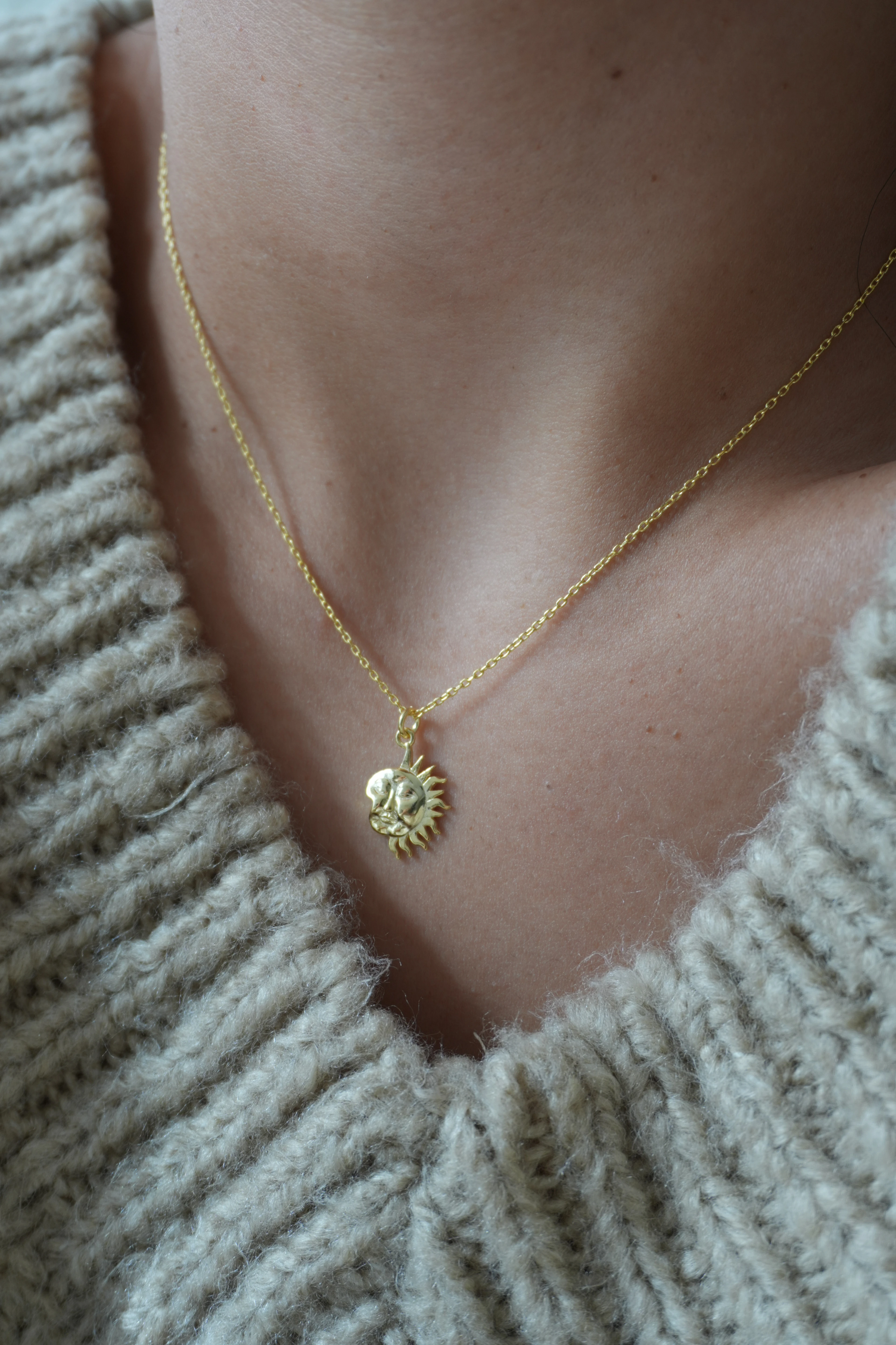 Sun Kolye Özel Tasarım | 925 Ayar Gümüş