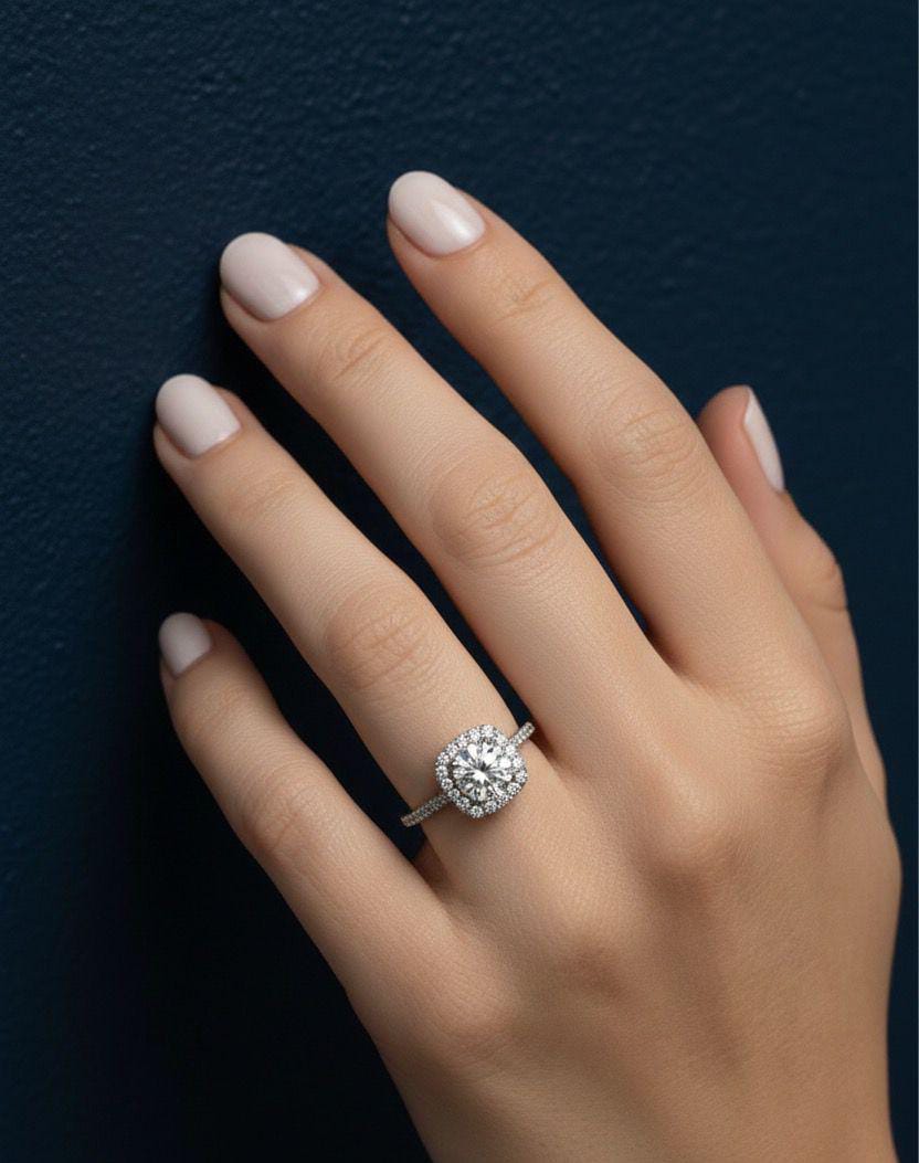 Hidden Harf Detaylı Yüzük | 925 Ayar Gümüş