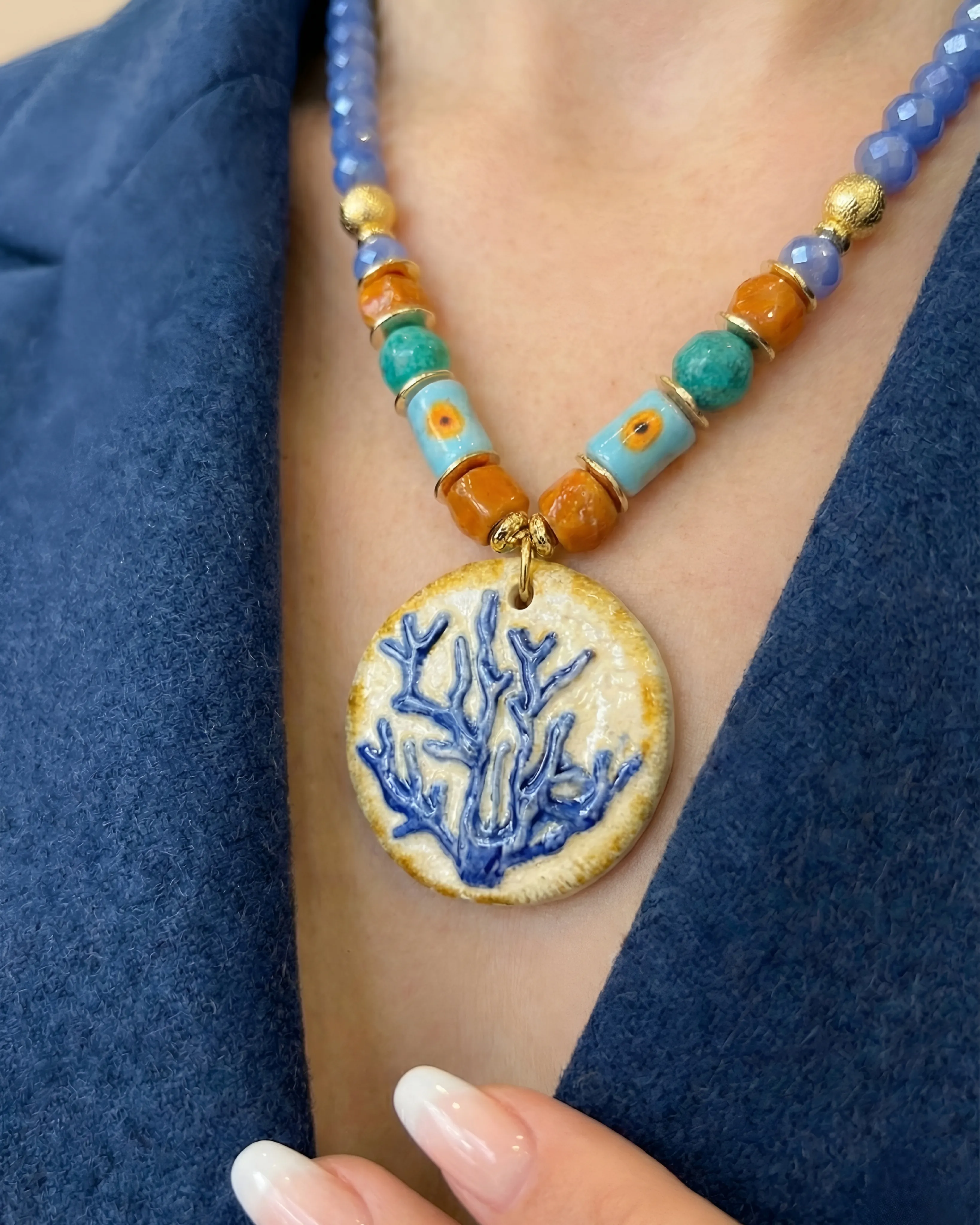 Arbre Kolye| Doğal Taş Özel Tasarım