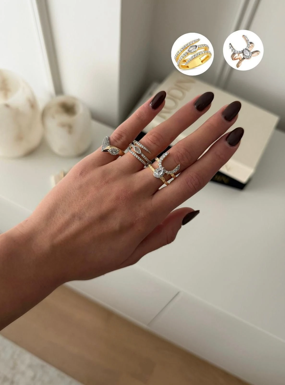 Belani Taşlı Yüzük