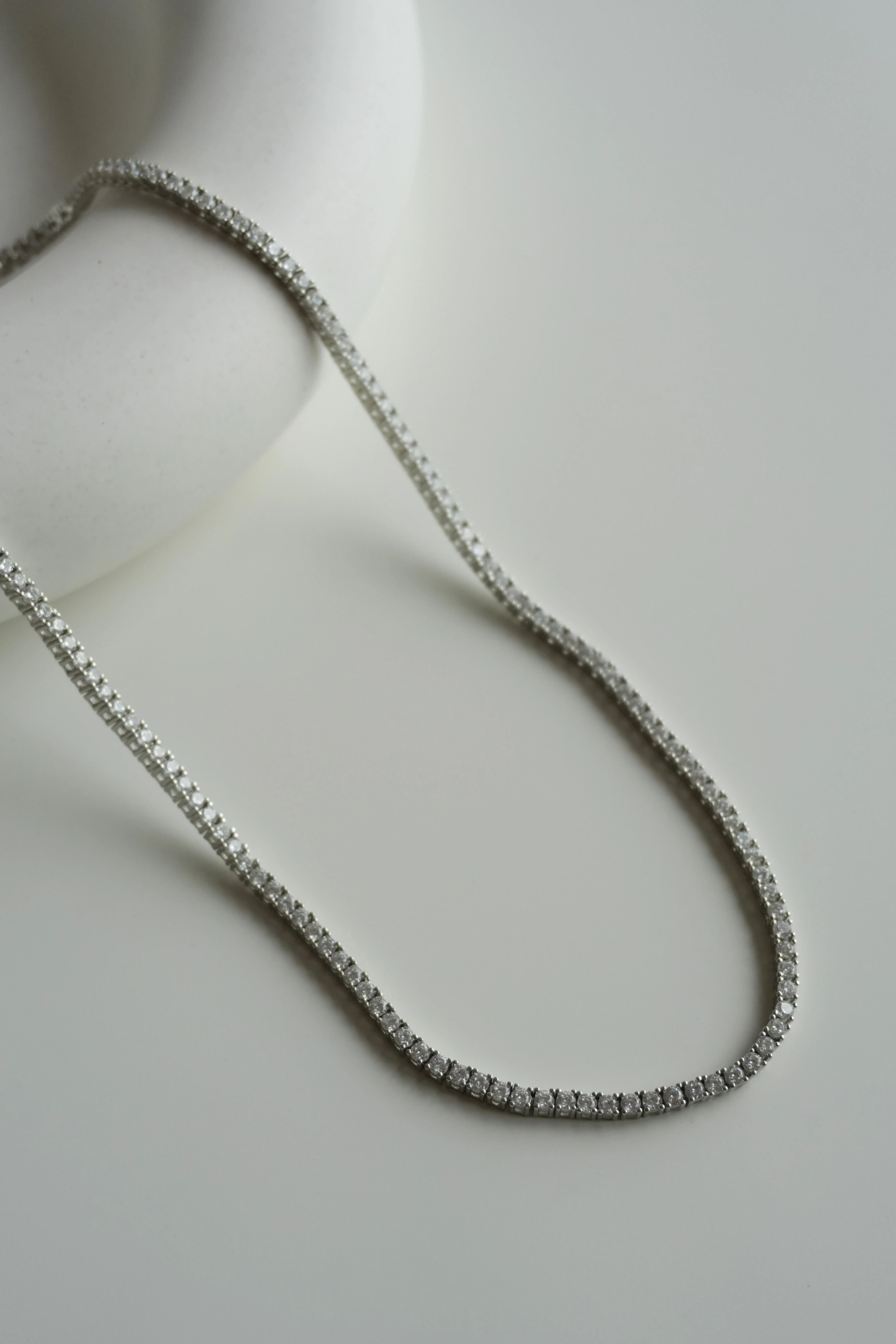 2.5mm Döküm Su Yolu Kolye | 925 Ayar Gümüş