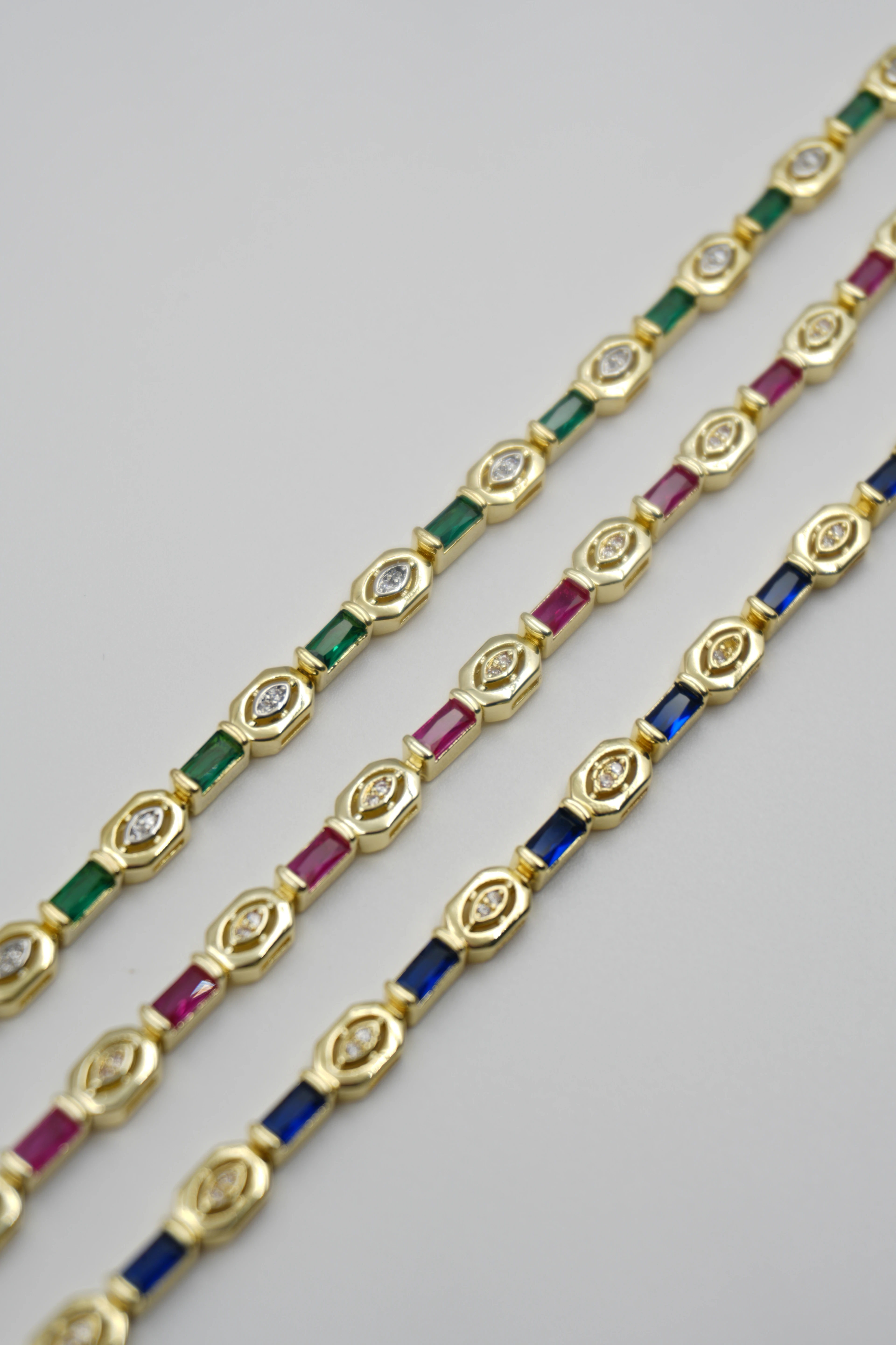 Emerald Glow Baget Bileklik