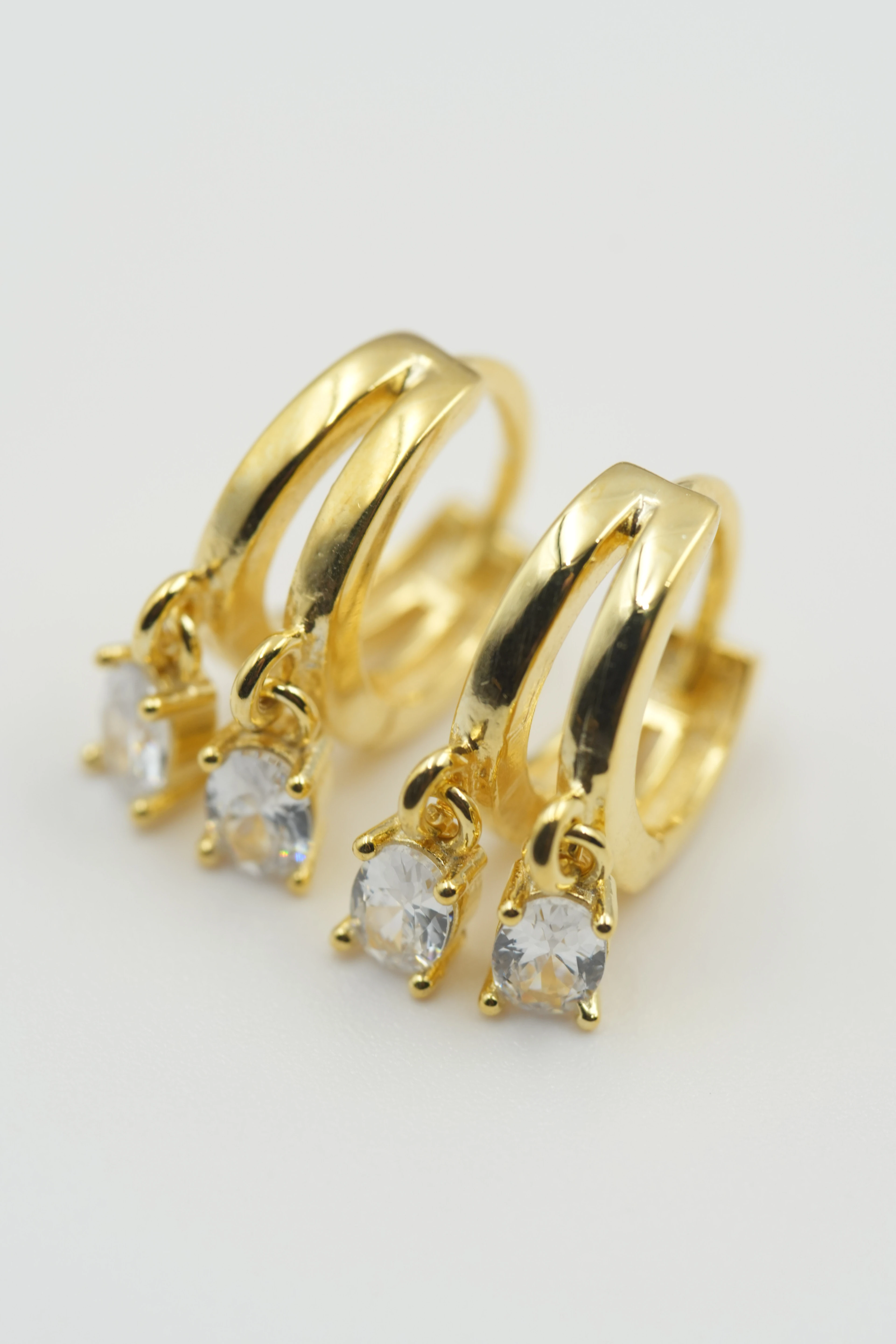 Noa İkili Sallantılı Mini Küpe | 925 Ayar Gümüş