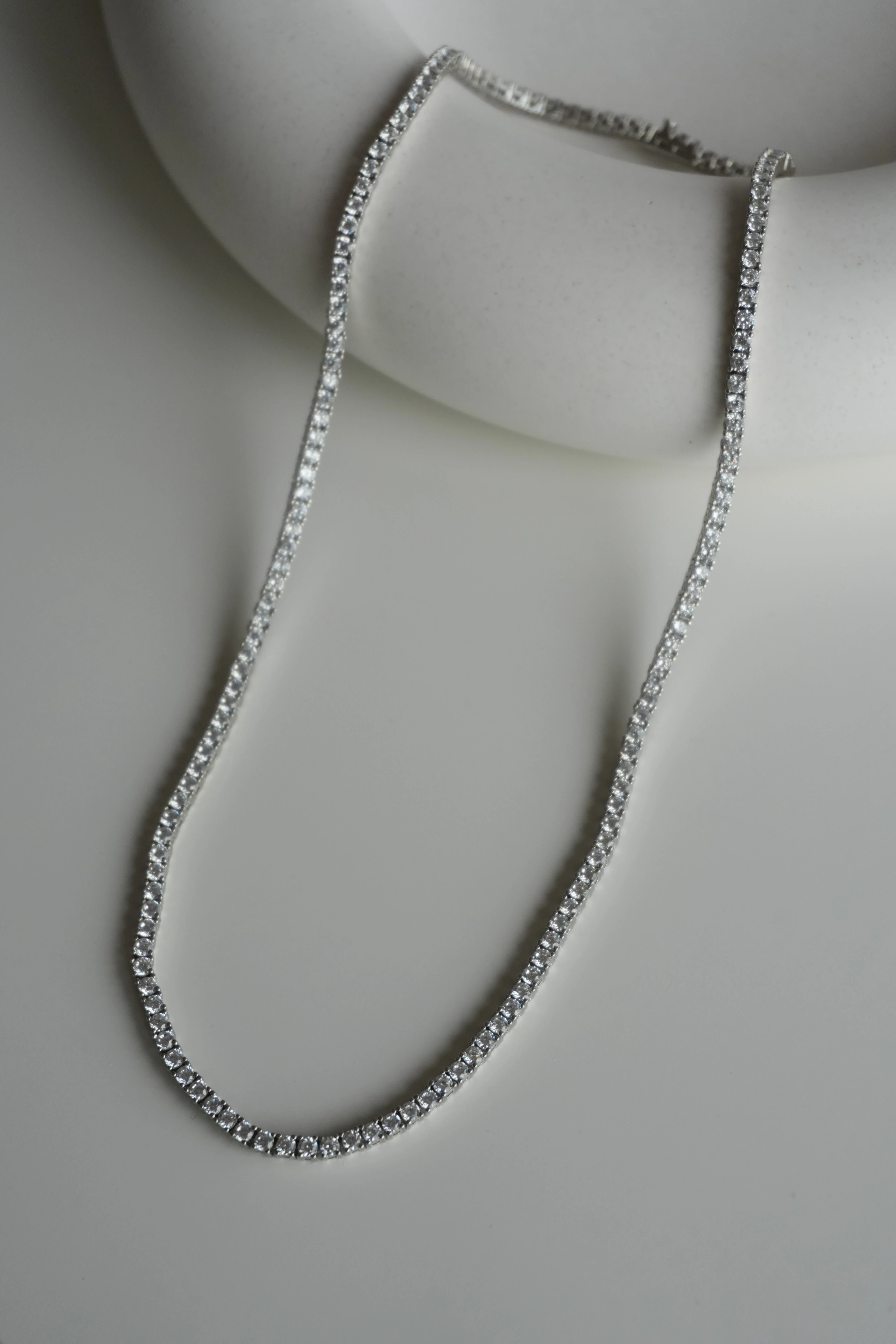 2.5mm Döküm Su Yolu Kolye | 925 Ayar Gümüş