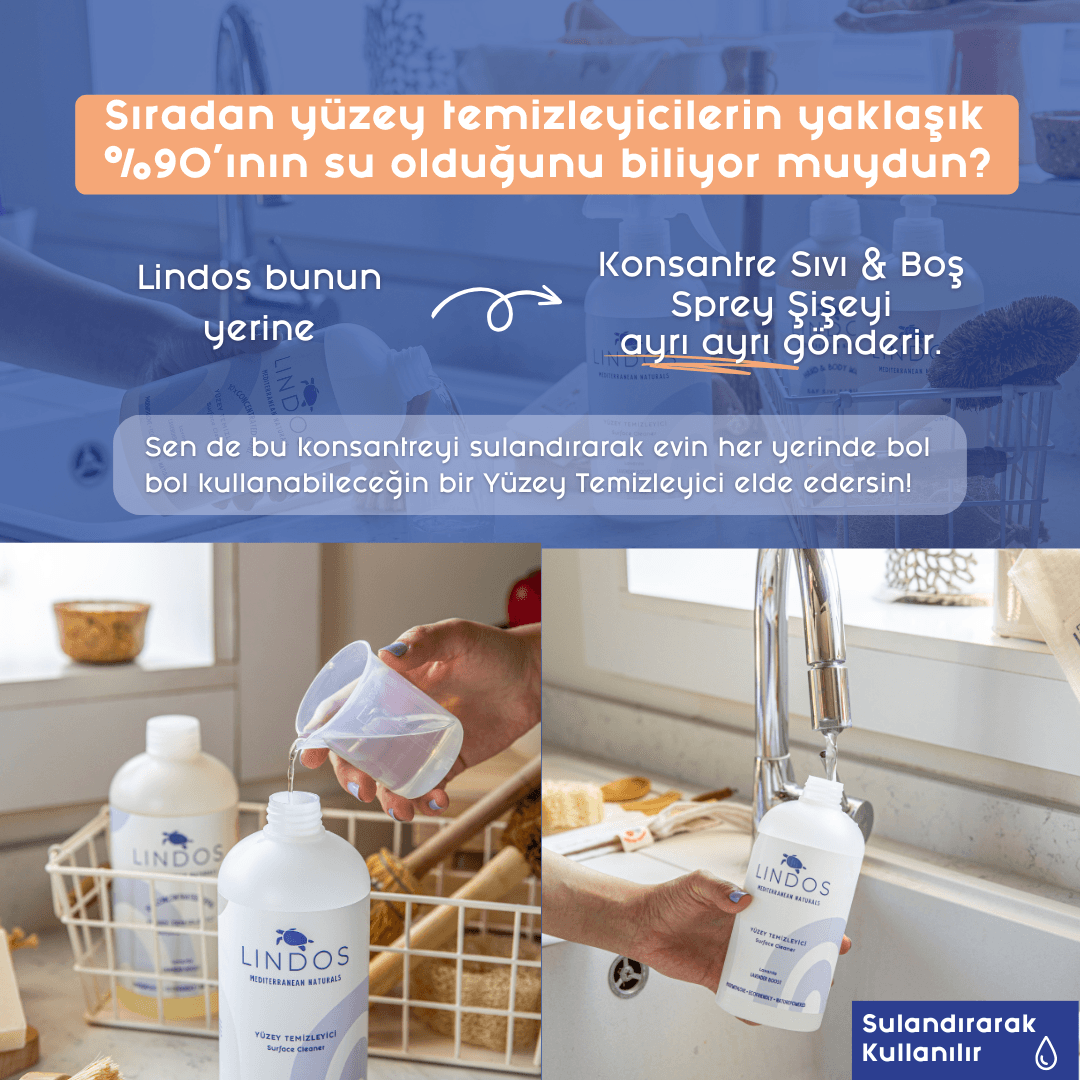 Doğal Süper Konsantre Yüzey Temizleyici - 100 ml