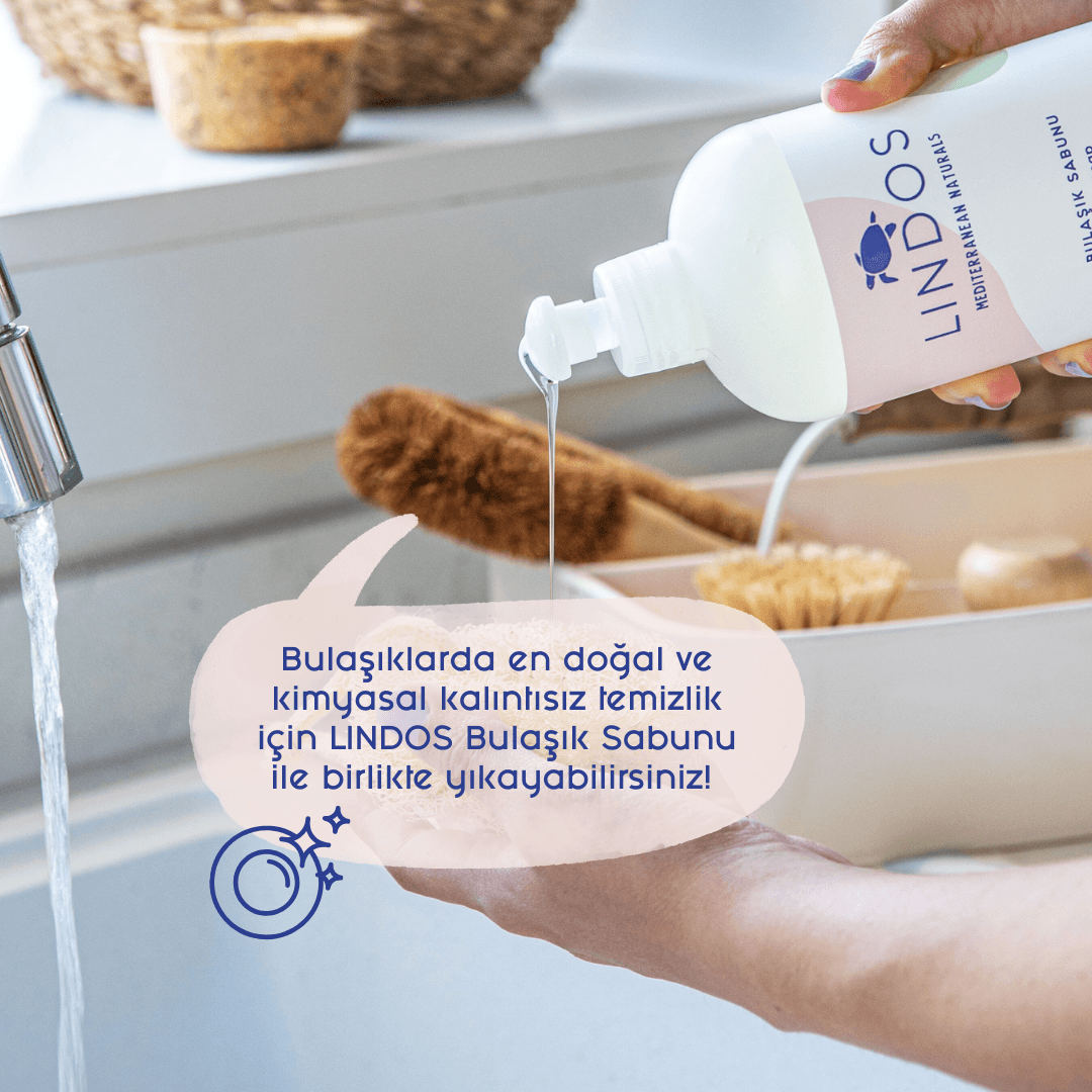 %100 Doğal Kabak Lifinden 2'li Sıfır Atık Bulaşık Süngeri