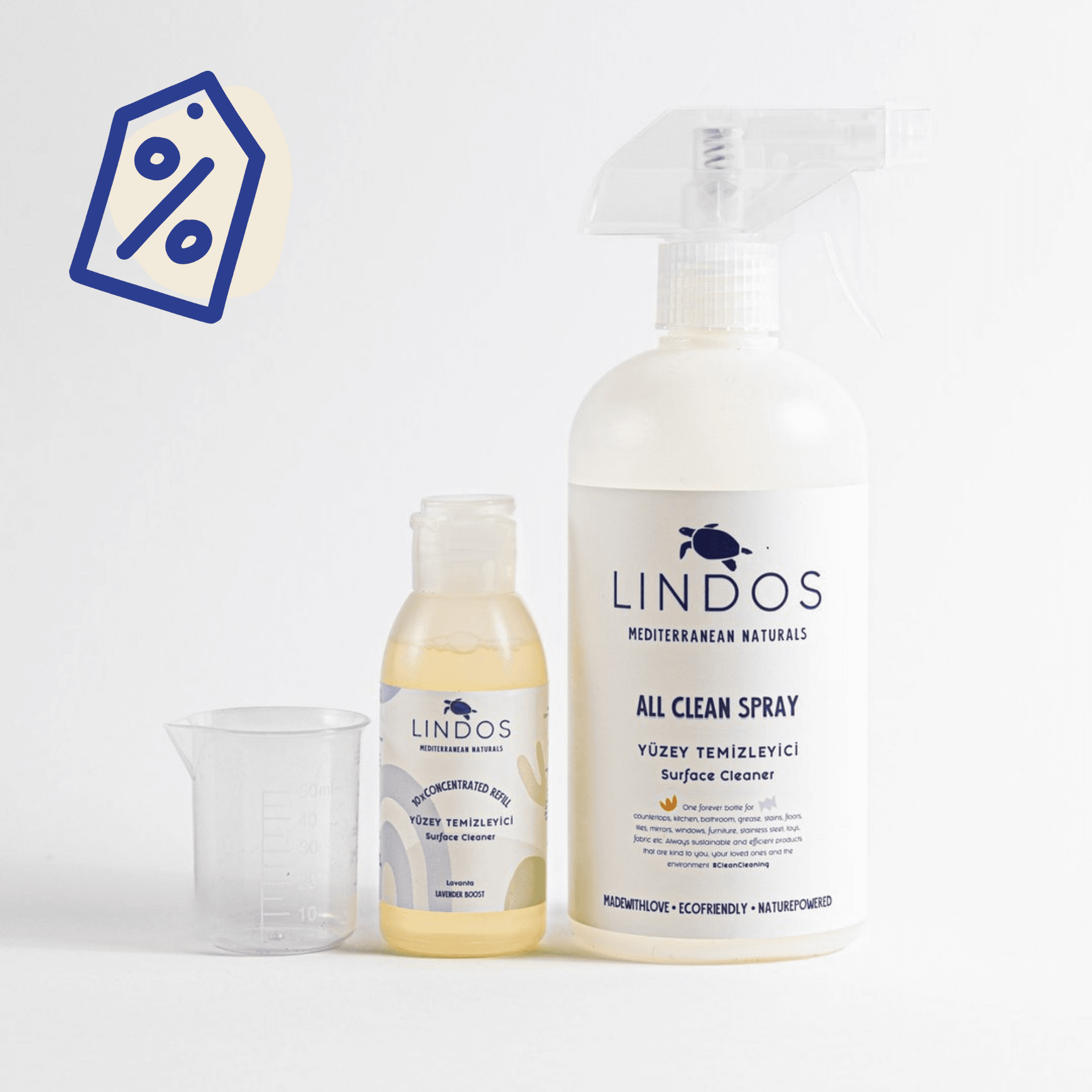 Doğal Süper Konsantre Yüzey Temizleyici - 100 ml