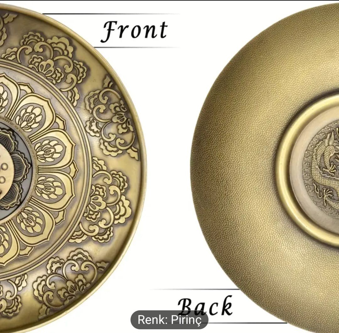Lotus Çiçeği Metal Kül Yakıcı & Yogo Kül Tutucu