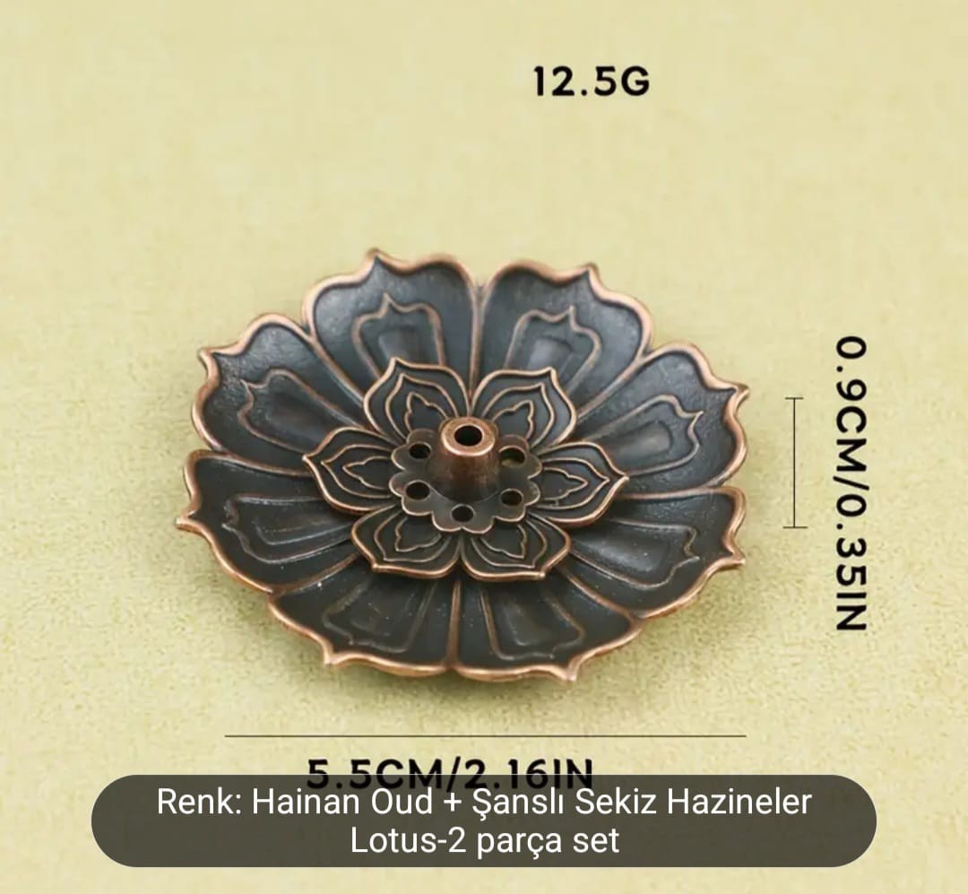 Şanslı Sekiz Hazine Tütsü ve 42 Adet Kaz Armut, Sandal Ağacı Koku Tütsü