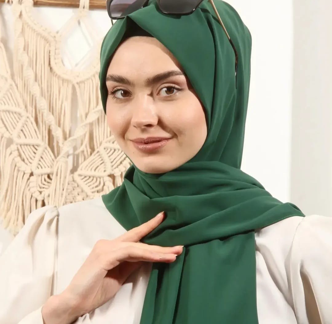 Şal Medine İpeği Türbe Yeşili AKH çM