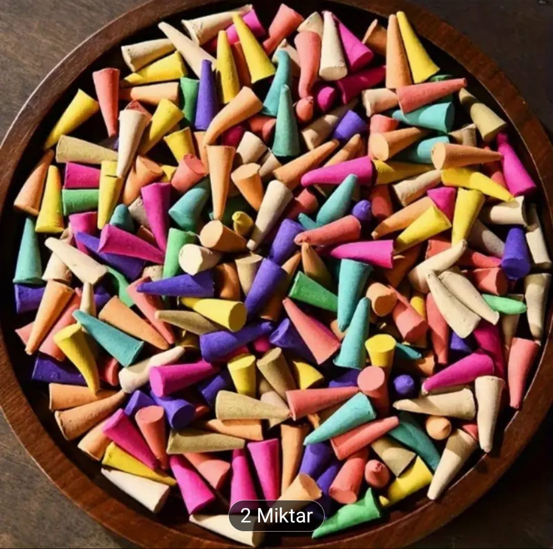 Manzara Şelale Reçine Tütsülük- 60 Adet Çin Erik Çiçeği,Orkide,Bambu Tütsü