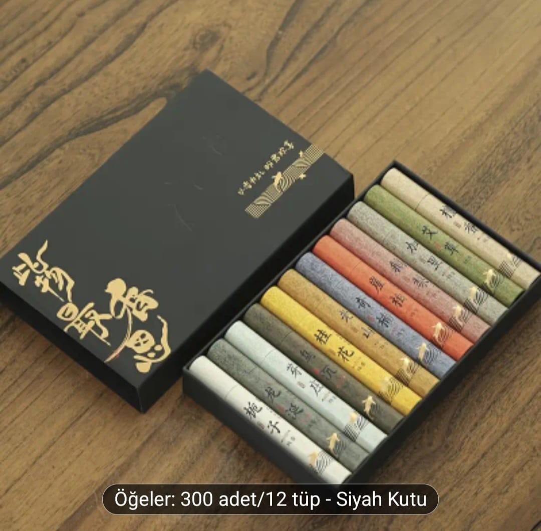 Erik Çiçeği&Kurbağa Metal Tütsü Yakıcı ve Tütsü Tutucu - 300 Adet Şık Tütsü